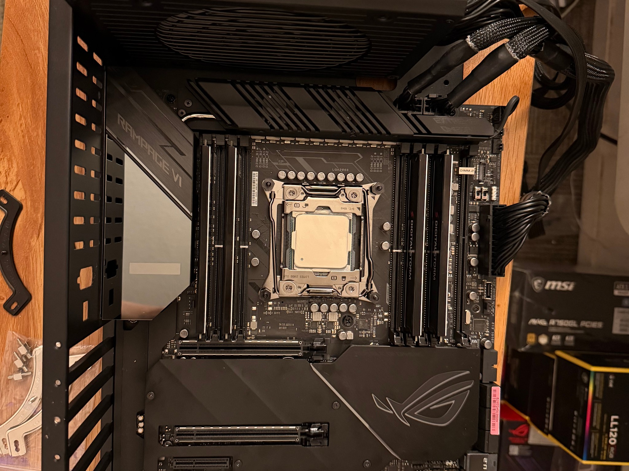 i9-10980XE + 64GB DDR4 + 500GB NVME SSD + ROG RAMPAGE VI OMEGA