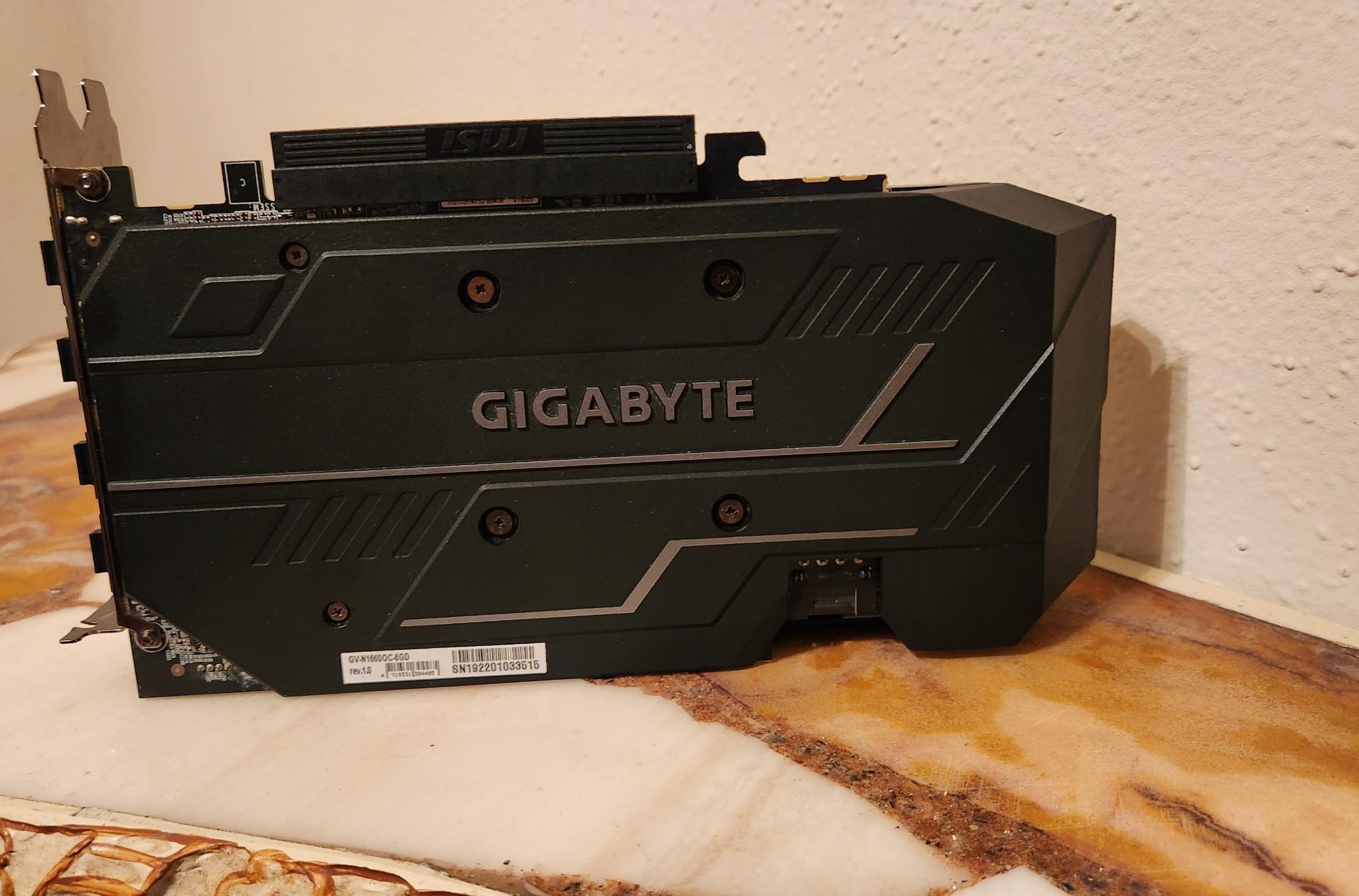 1660 GIGABYTE OC 6gb
