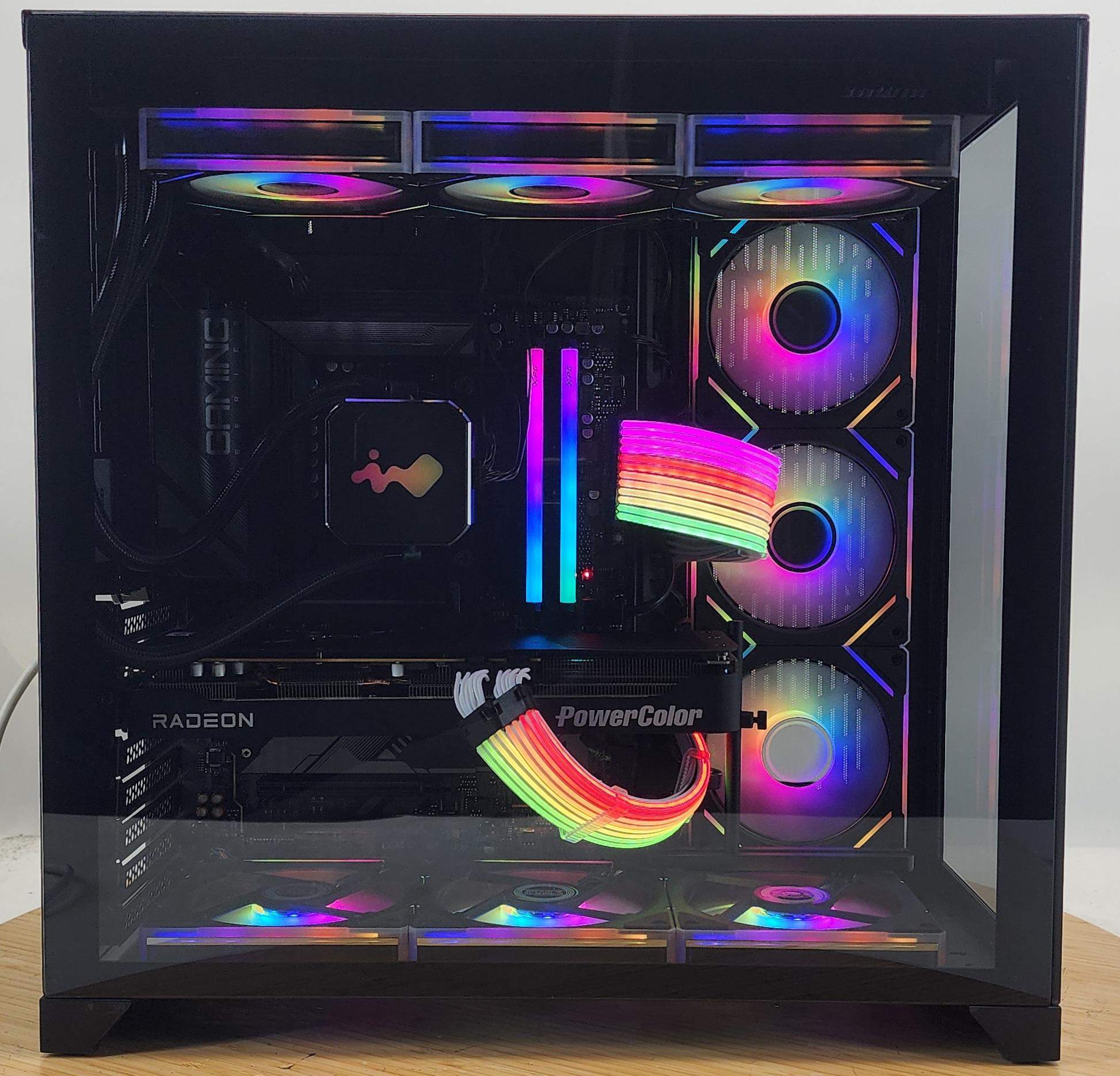 Gaming PC Ryzen 7 9800X3D 32GB RAM 2TB SSD RX 9070 XT 16GB Windows 11 Computer
