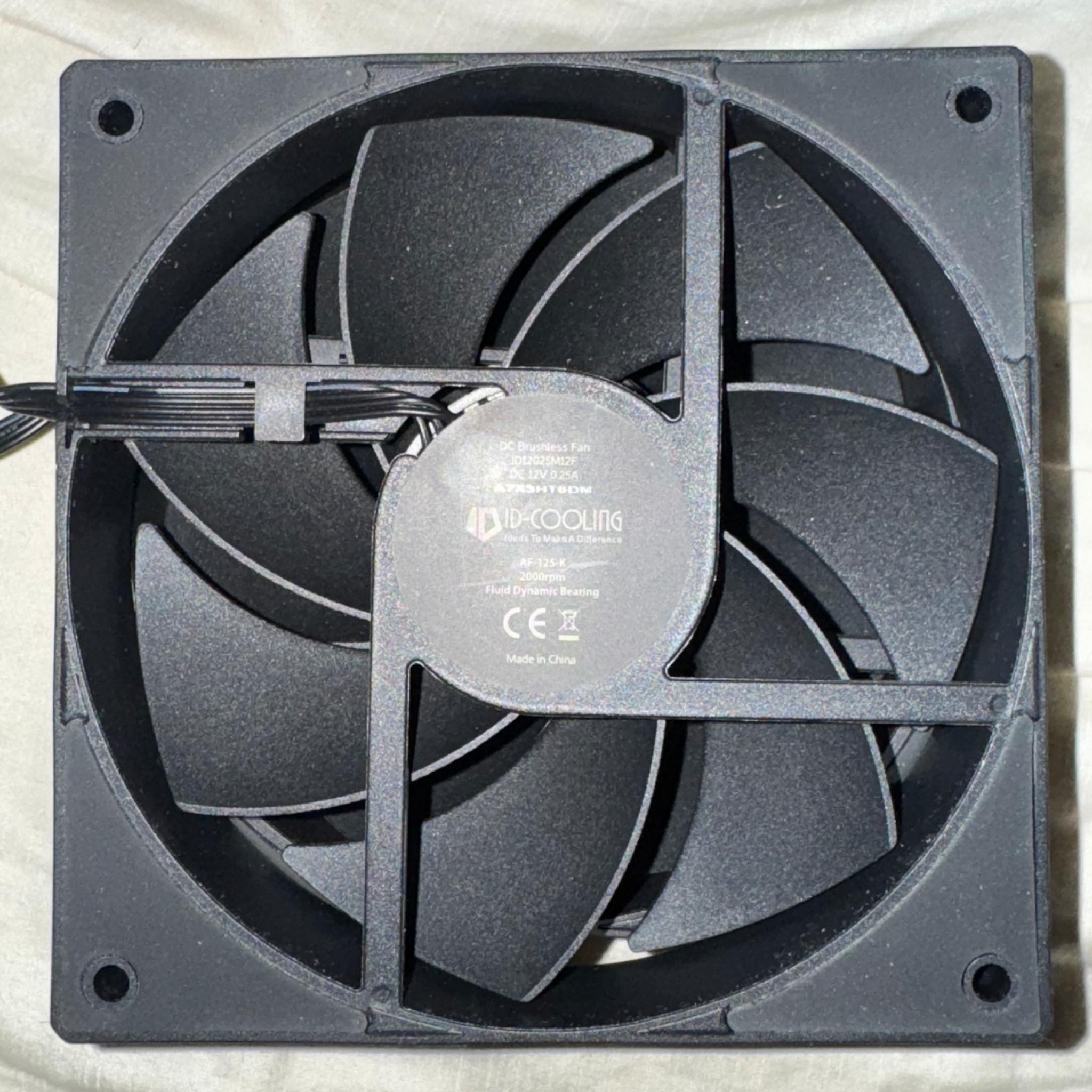 High performance black fans 7 noctua IPPC, 3 Deepcool, 2 ID cooling, 1 cooler master fan BULK LOT