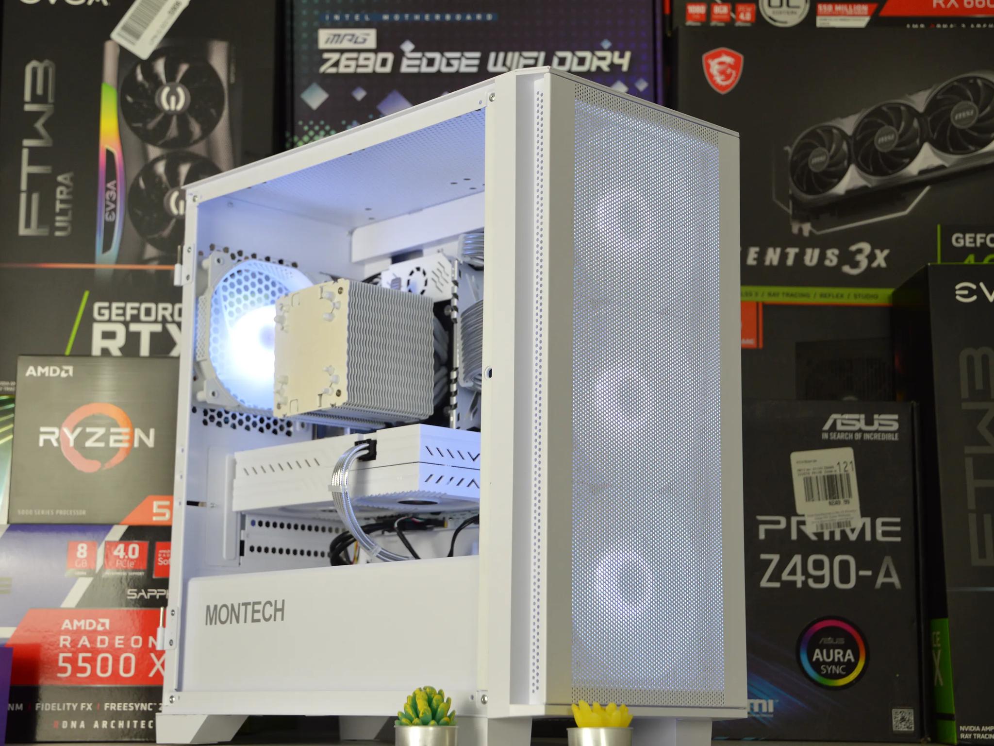 ⚪⚪| RX 580 8GB | INTEL XEON E5 2670 V3 | 16GB RAM | 512GB SSD + 1TB HDD | White-Out |
