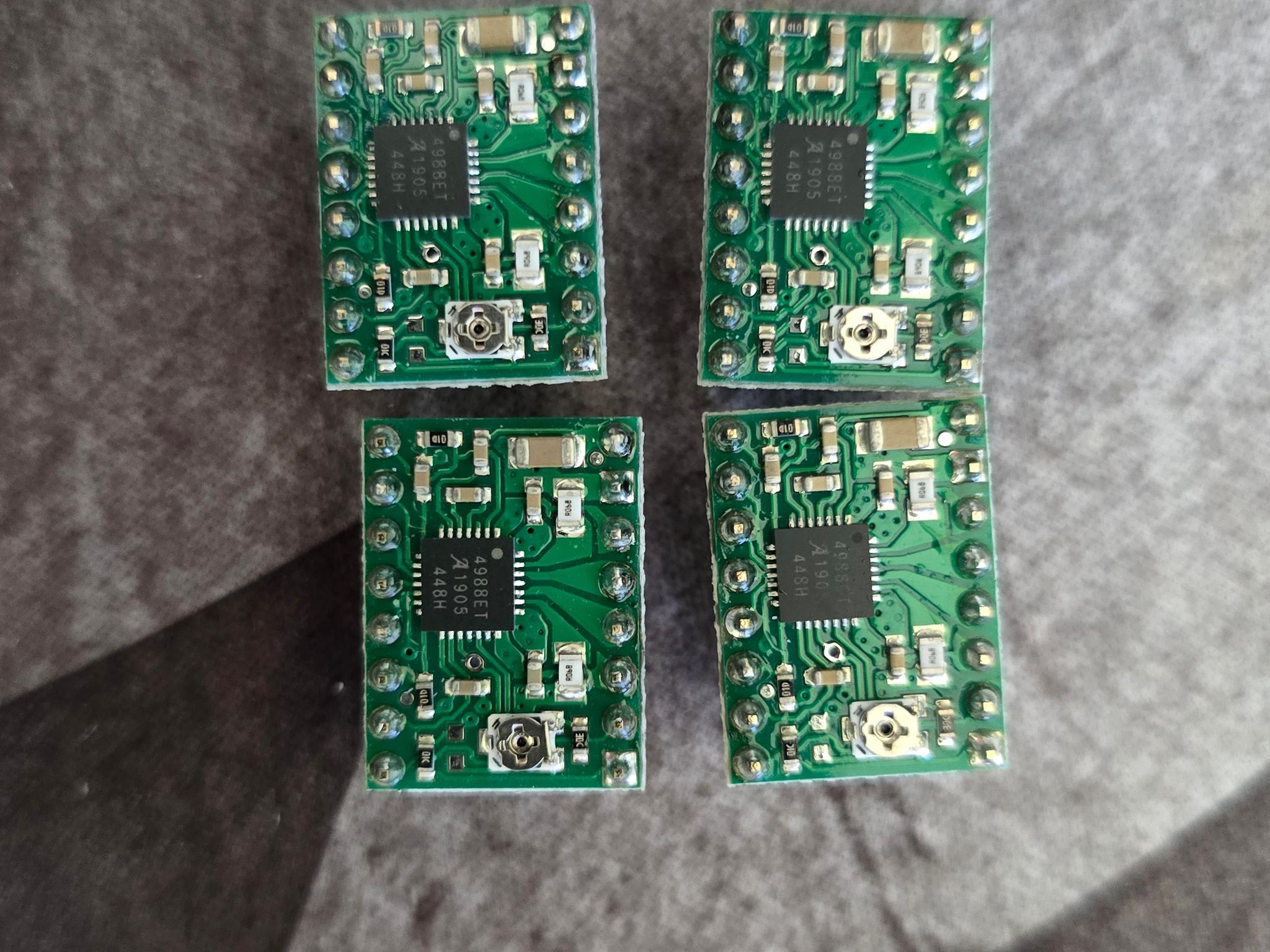 (4) Pololu md098b - Stepper Motor Driver Carrier