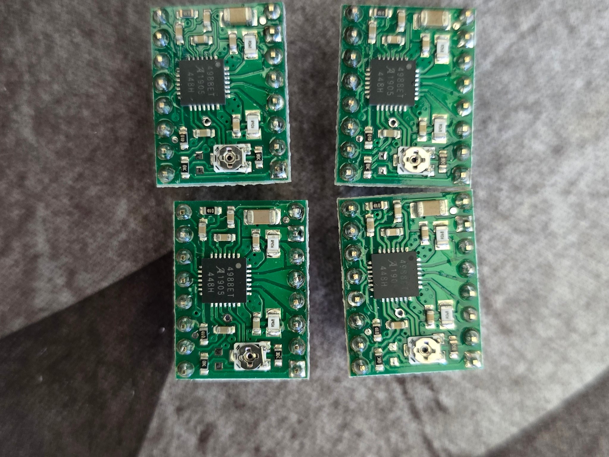 (4) Pololu md098b - Stepper Motor Driver Carrier