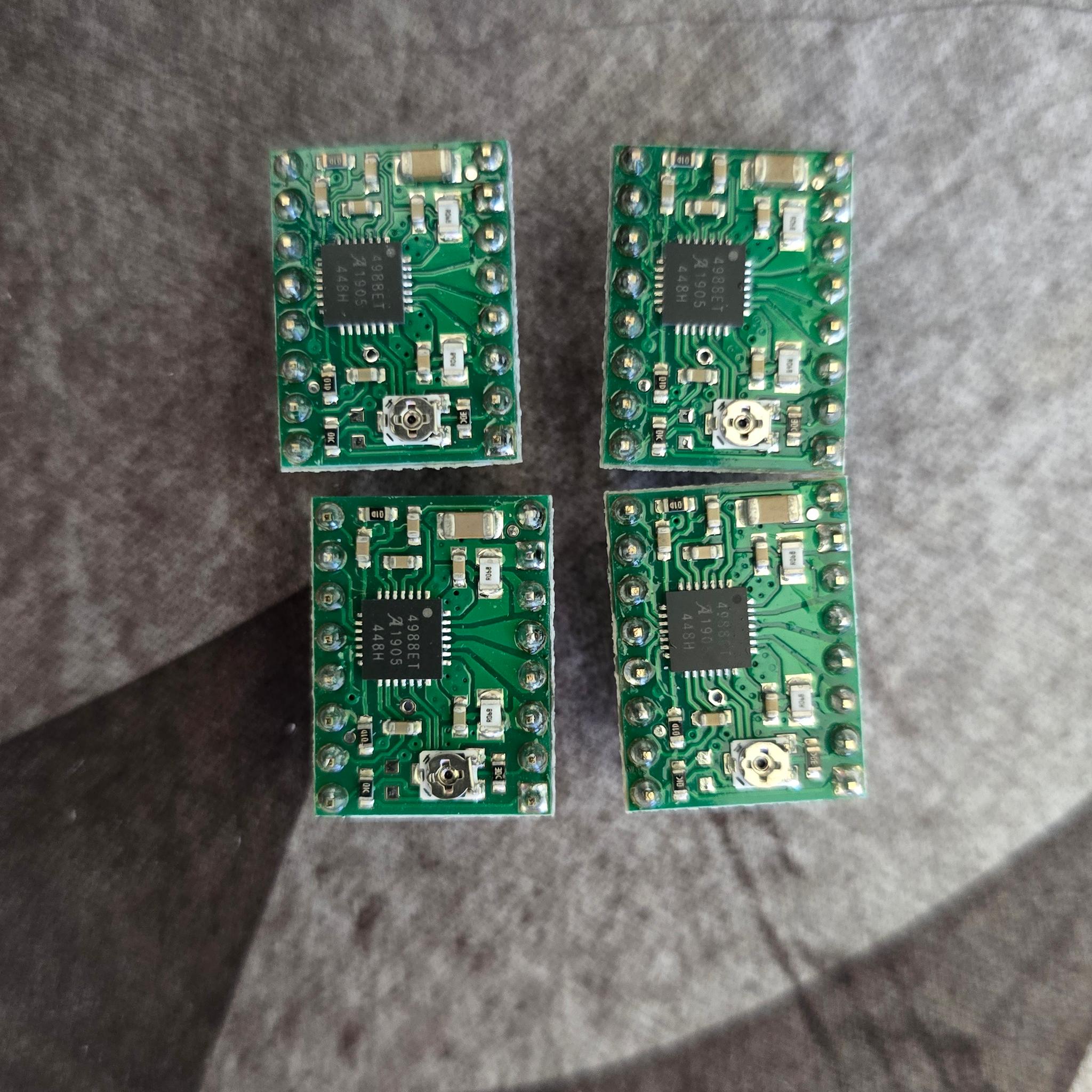 (4) Pololu md098b - Stepper Motor Driver Carrier