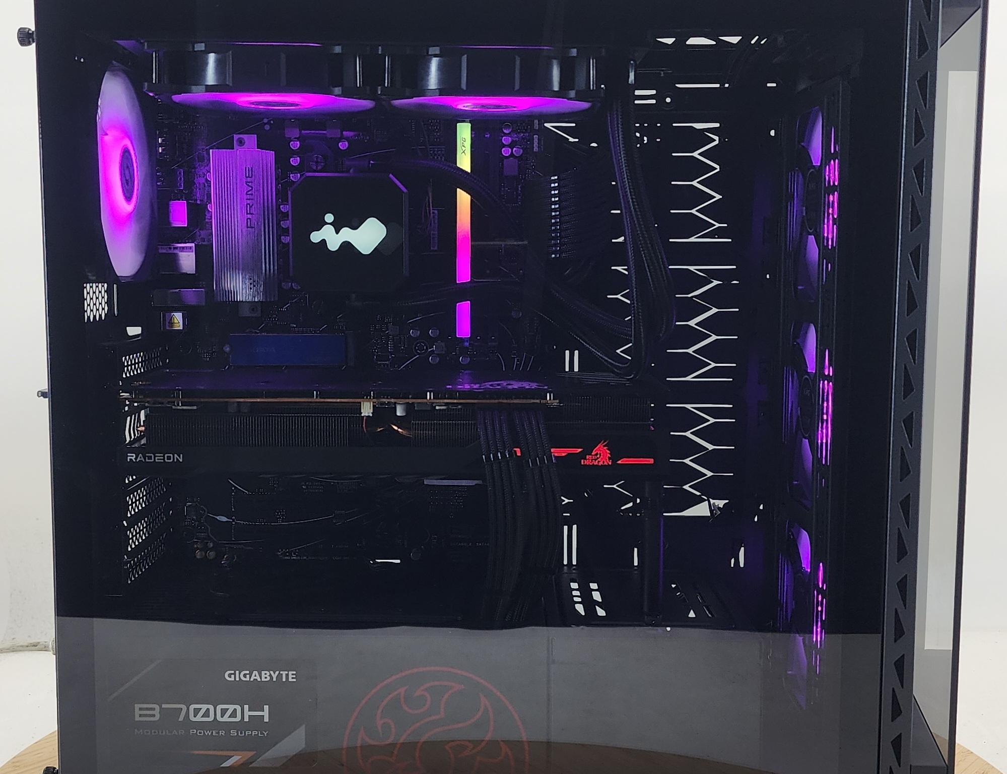 Gaming PC Ryzen 5 7600X 16GB RAM 1TB SSD RX 6800 XT 16GB Windows 11 Computer