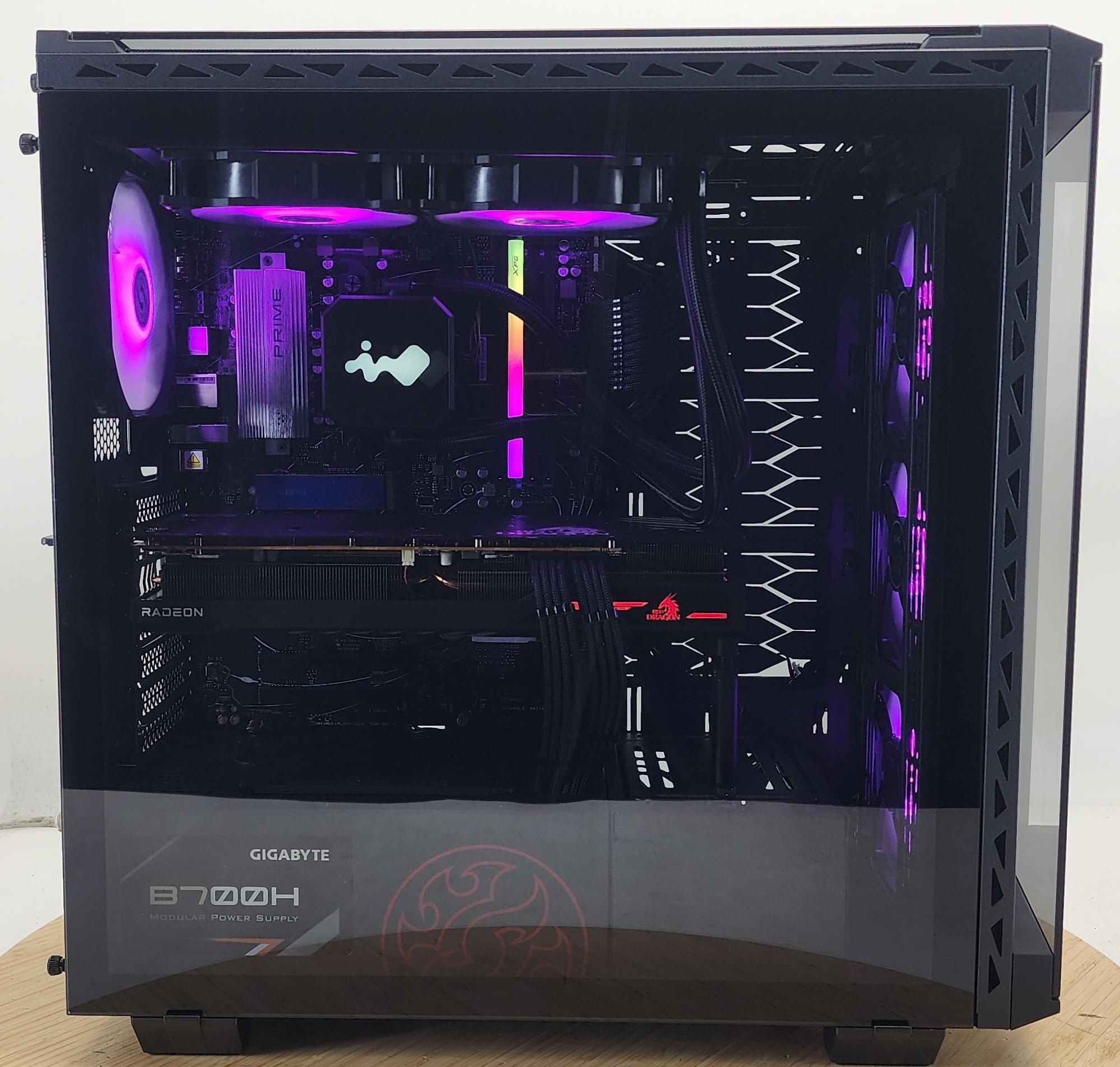 Gaming PC Ryzen 5 7600X 16GB RAM 1TB SSD RX 6800 XT 16GB Windows 11 Computer