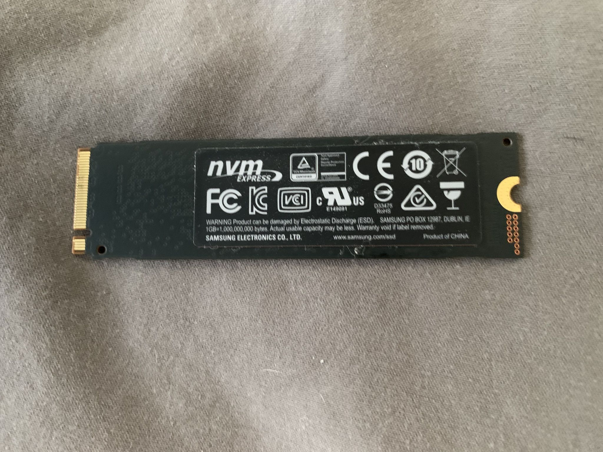 Samsung 970 Evo 500 GB M.2-2280 NVME
