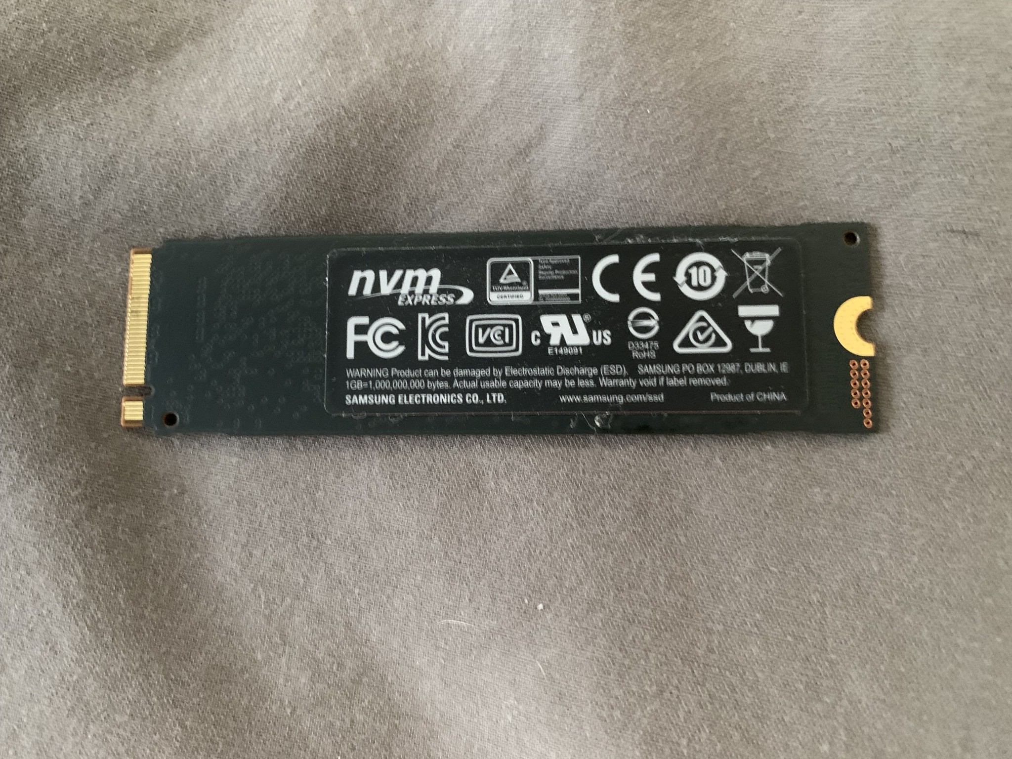 Samsung 970 Evo 500 GB M.2-2280 NVME