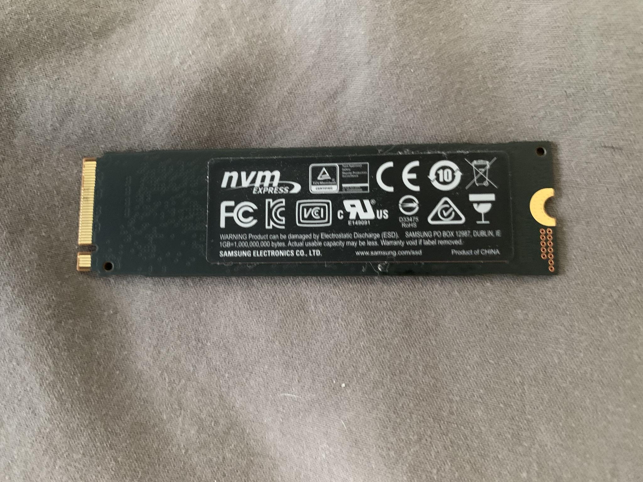 Samsung 970 Evo 500 GB M.2-2280 NVME