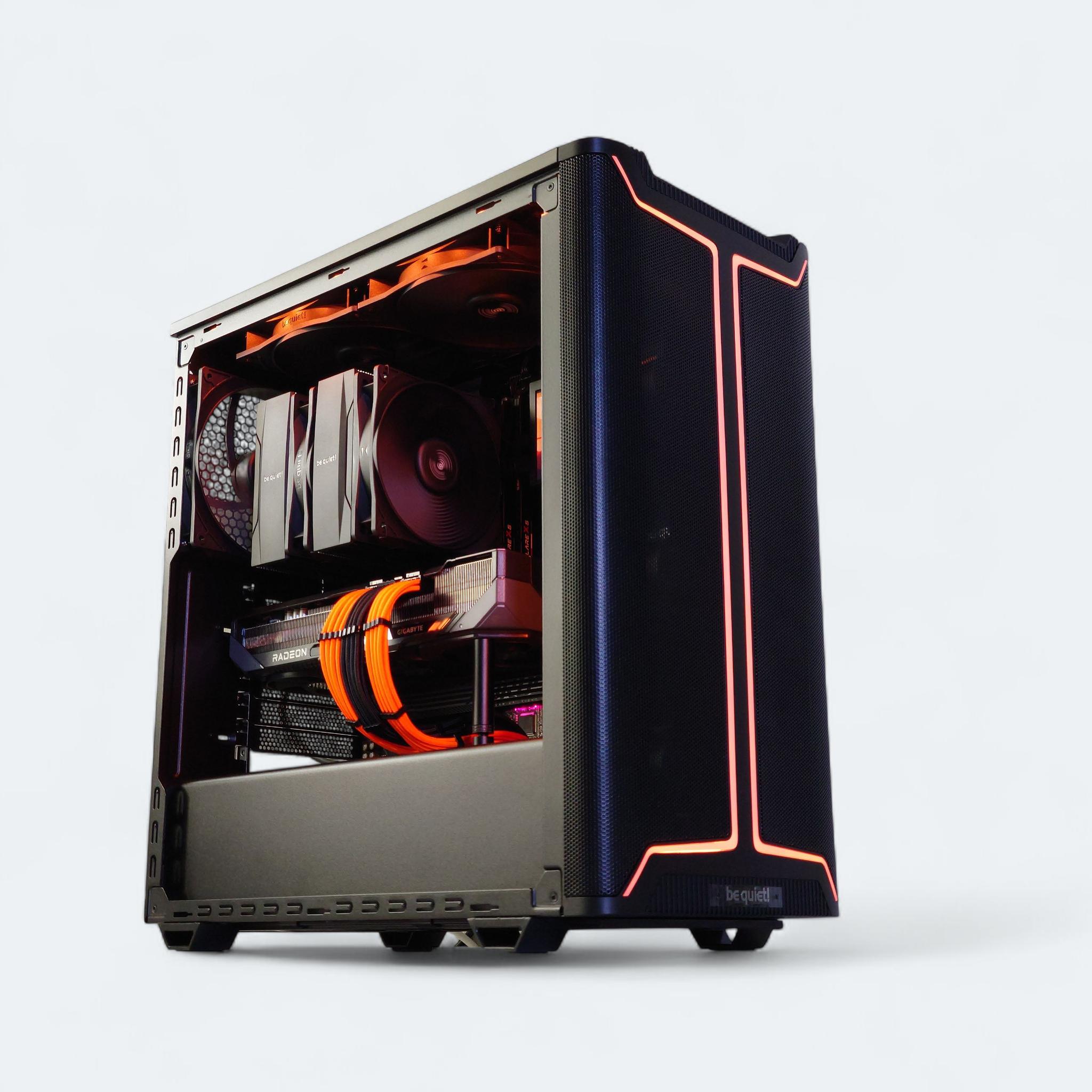 🧡be Quiet!🤫Be Fast!💨 👂32Db idle/36Db load🔇AMD RX 9070 XT 16GB🟠AMD Ryzen 7 9800X3D🟠32GB DDR5 RAM🟠