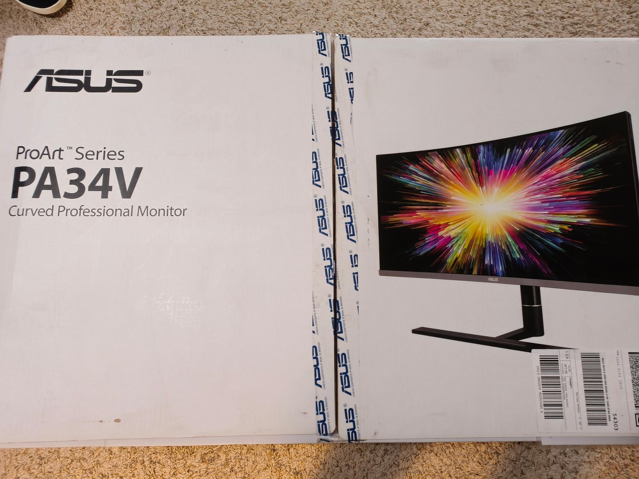 Asus ProArt PA34V 34" 100Hz 3440x1440 open box