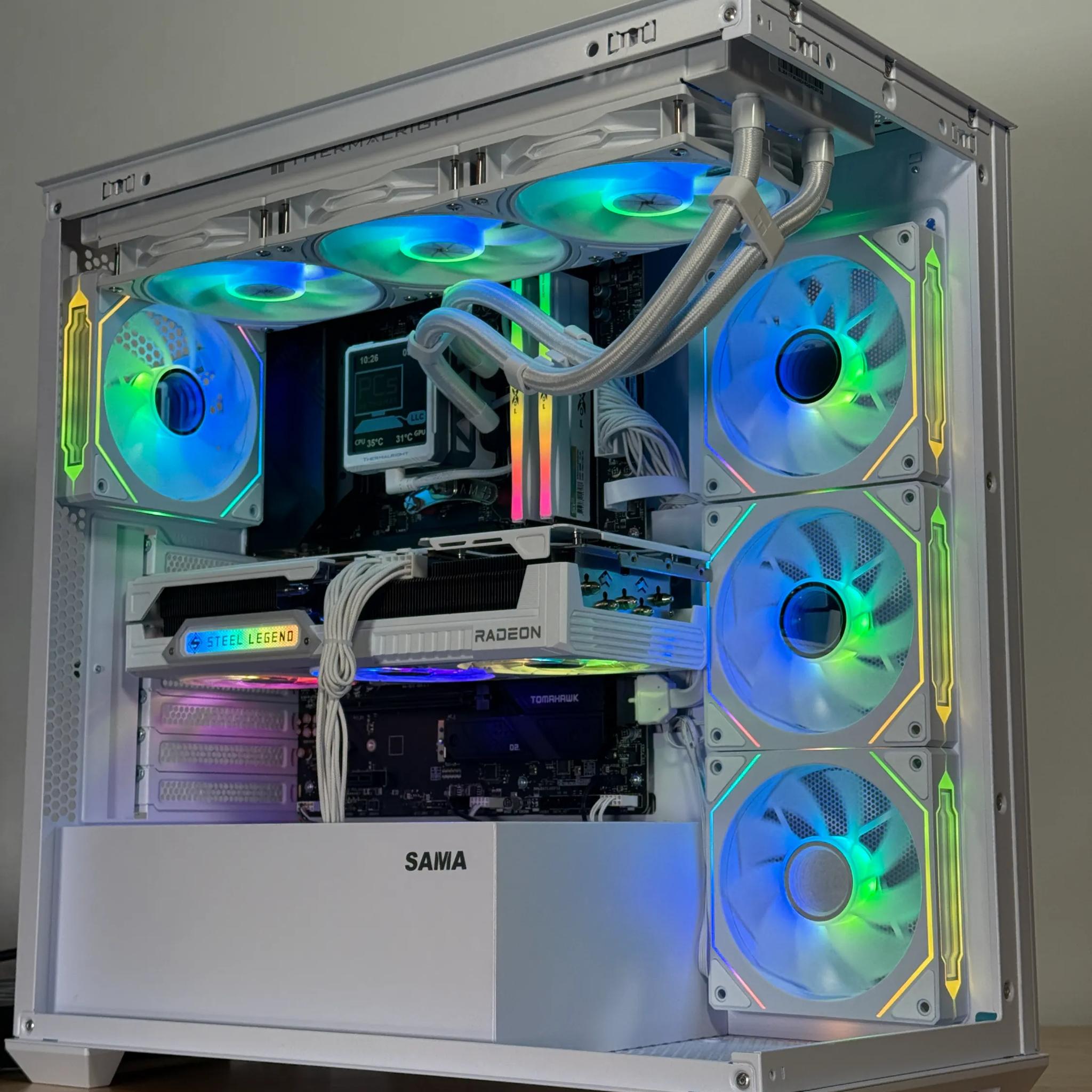RX 9070XT Ryzen 9800x3d Gaming PC