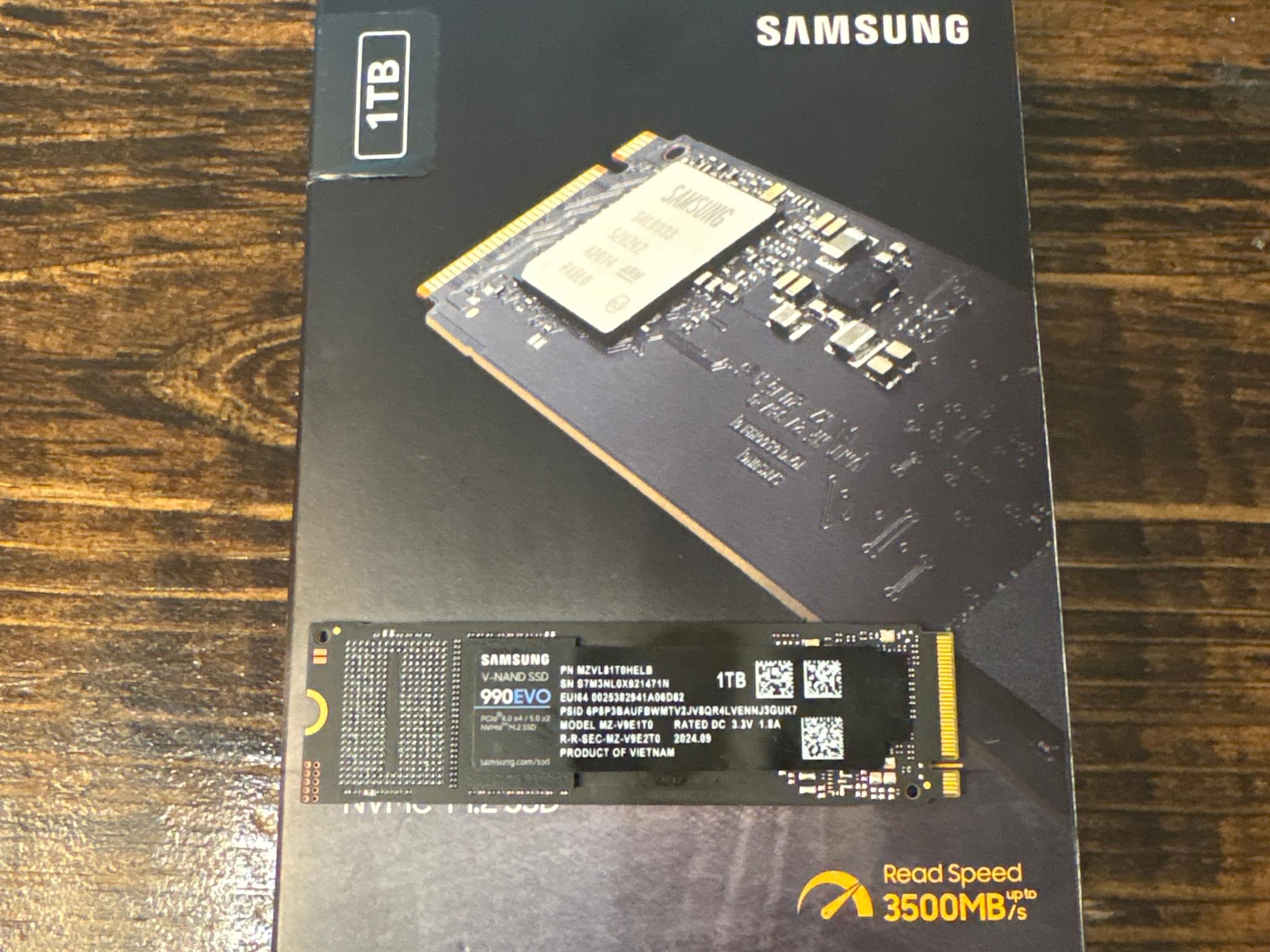 Brand new Samsung 990EVO 1tb ssd