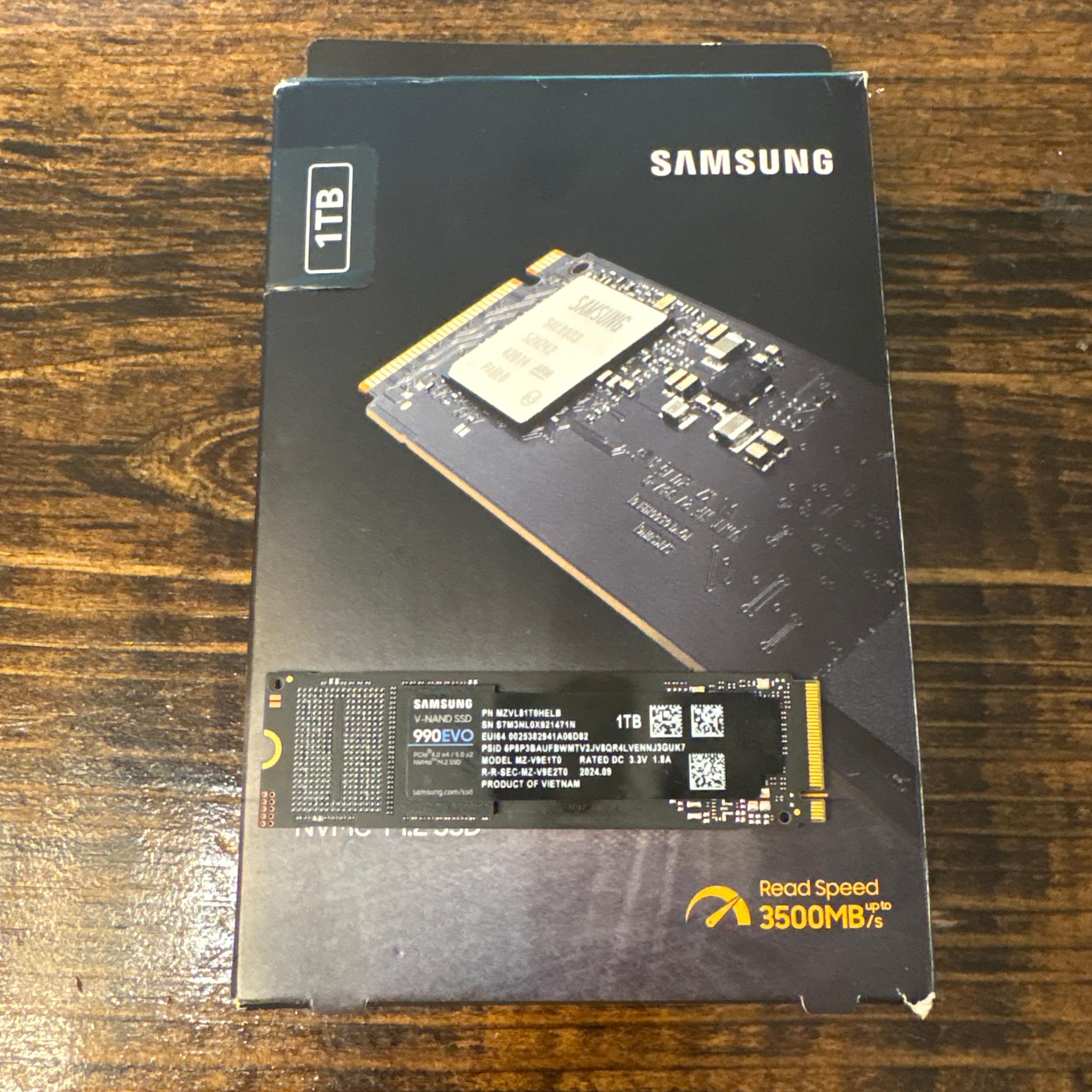 Brand new Samsung 990EVO 1tb ssd