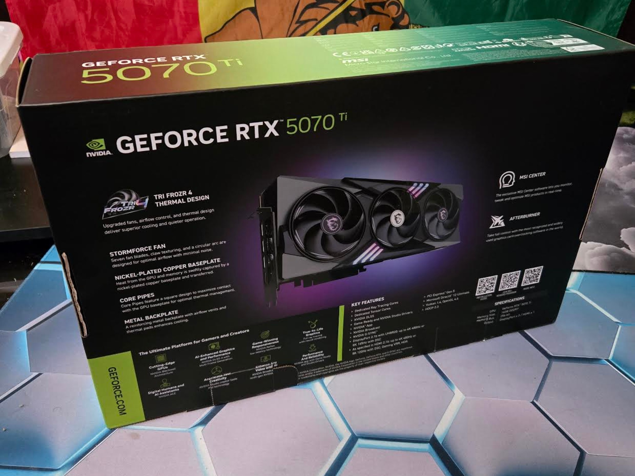 MSI GeForce RTX 5070 Ti 16G GAMING TRIO OC PLUS