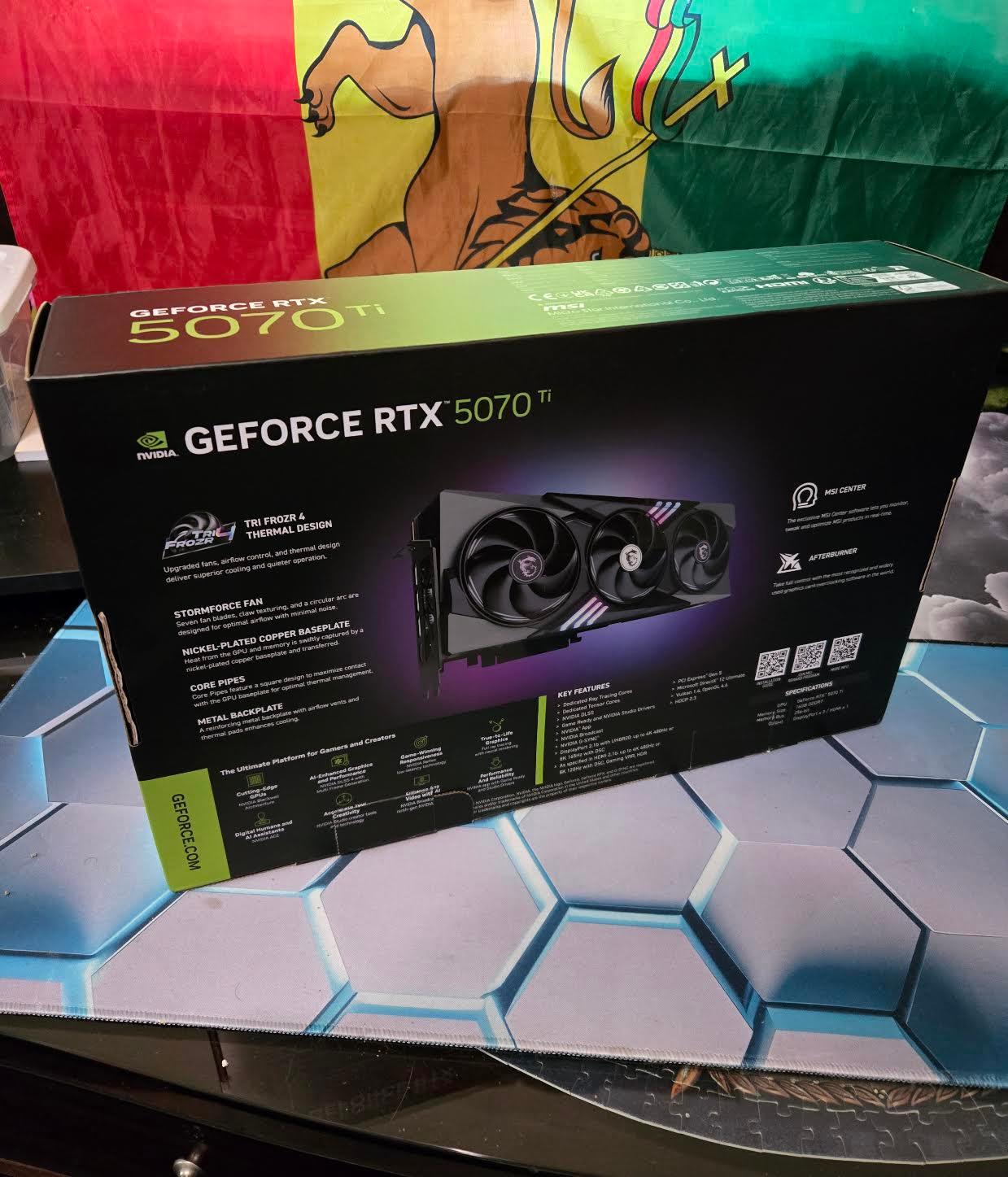 MSI GeForce RTX 5070 Ti 16G GAMING TRIO OC PLUS