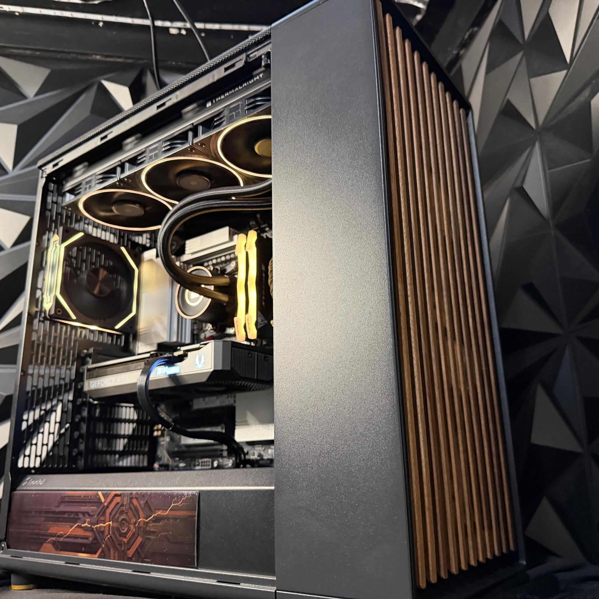 🪵⚙️ IRON WOOD ⚙️🪵 Ryzen 9 9900X| RTX 5070| 32 GB DDR5 8000Mhz|4.5 TB NVMe| 850W Gold PSU
