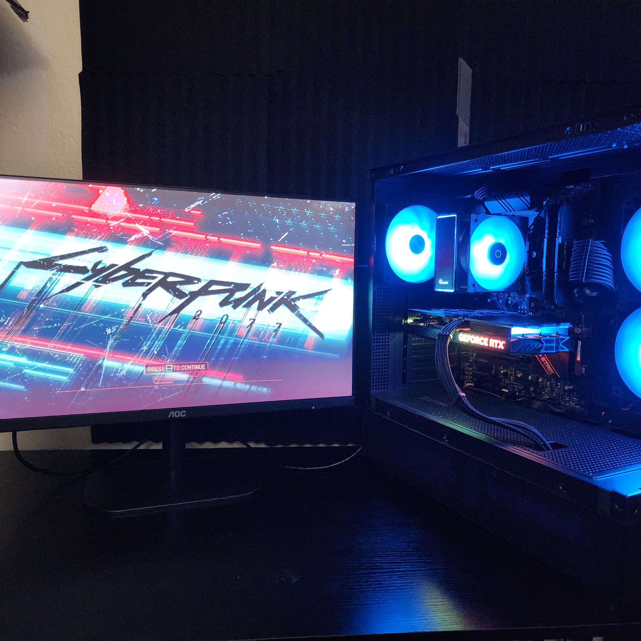 🌈RAINBOW🌈 1440p Gaming | 4060 Ti 8G | Ryzen 7 3800x | 32G RAM | 1TB