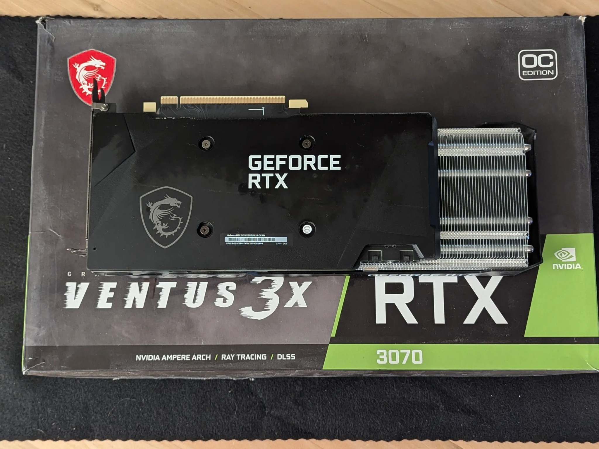 💨 MSI RTX 3070 Ventus 3X OC – Triple Fan 1440p/4K Ready | Cool & Clean Performance 🧊