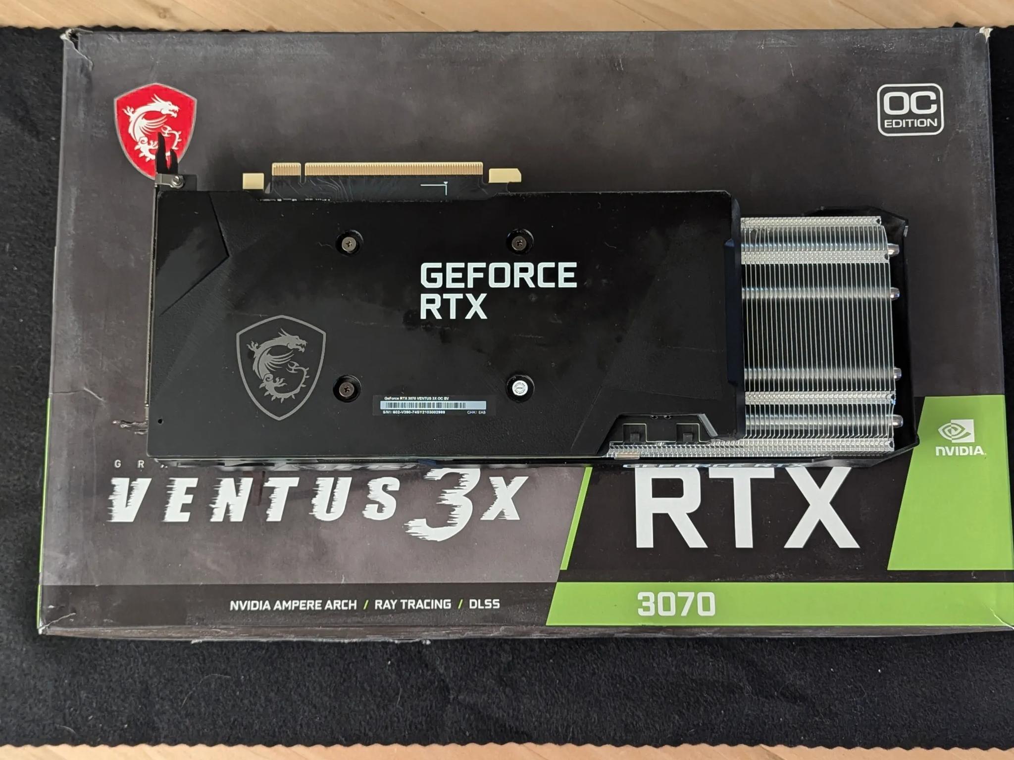💨 MSI RTX 3070 Ventus 3X OC – Triple Fan 1440p/4K Ready | Cool & Clean Performance 🧊