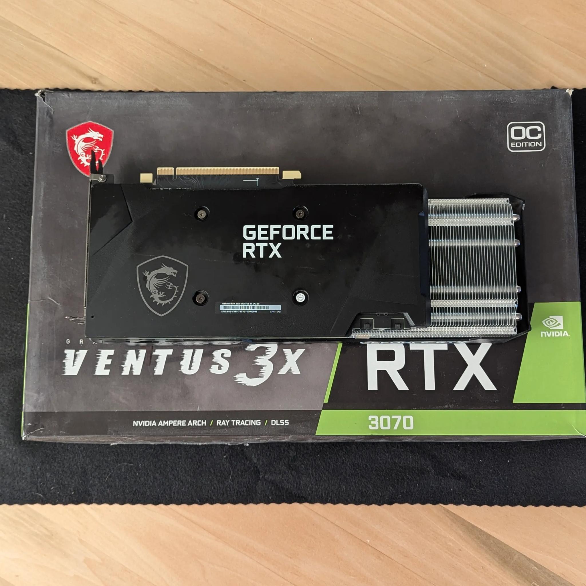 💨 MSI RTX 3070 Ventus 3X OC – Triple Fan 1440p/4K Ready | Cool & Clean Performance 🧊