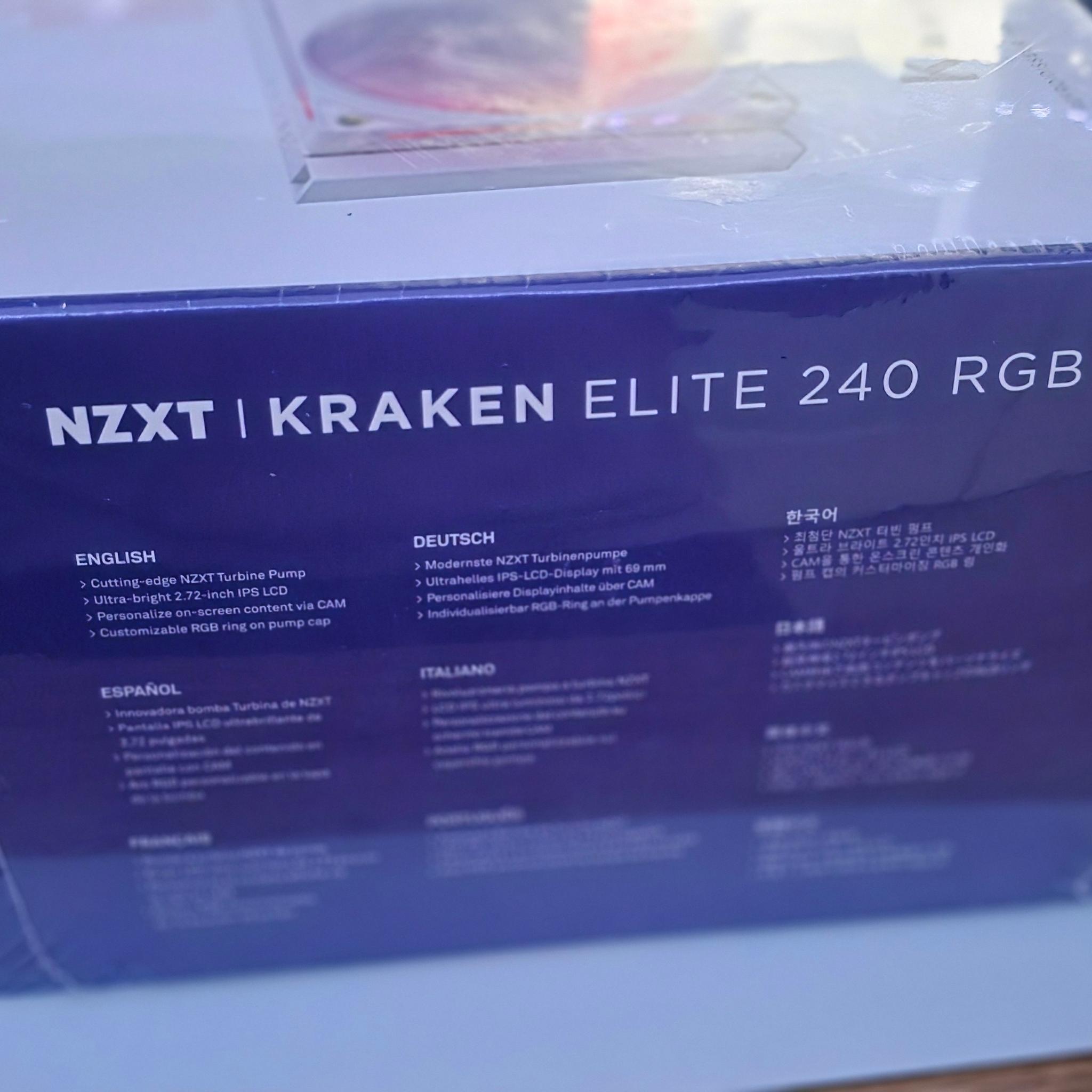 NZXT Kraken Elite 240 RGB AIO
