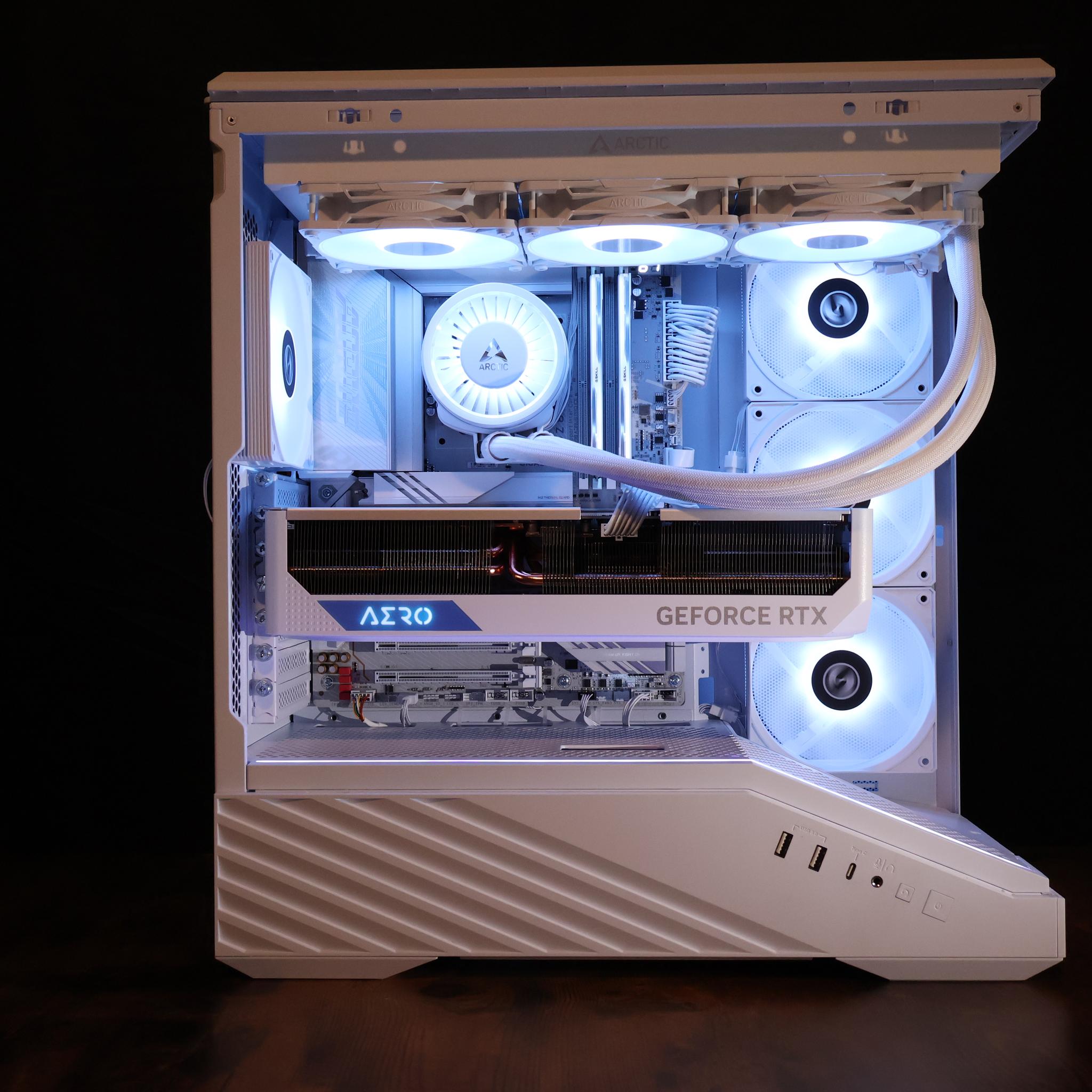 4080Super | 285K | 64GB DDR5 | 2TB GEN5 NVME | White Custom Gaming PC