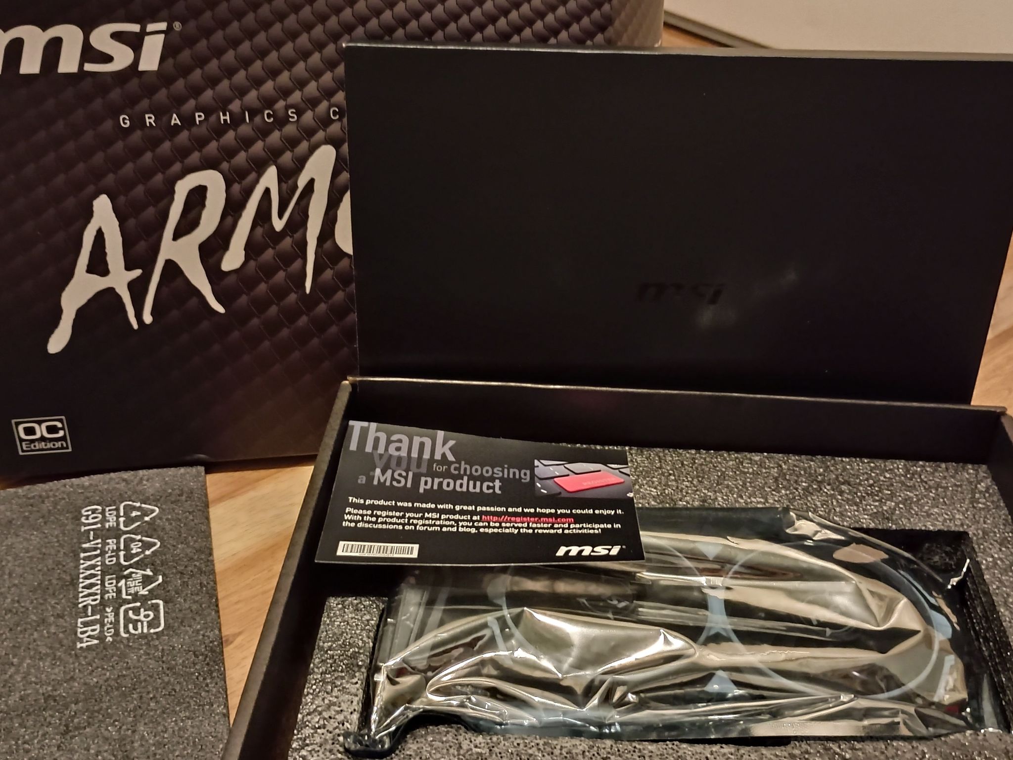 MSI ARMOR OC Radeon RX 580 8G