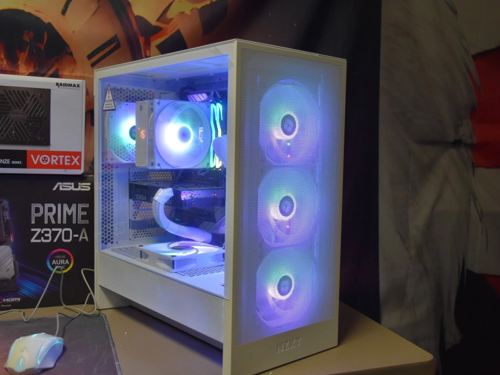 Gaming PC Intel I 5 9400 9th gen CPU RTX 3050 8GB 16 GB RAM RGB 1 TB NVME Wi-fi