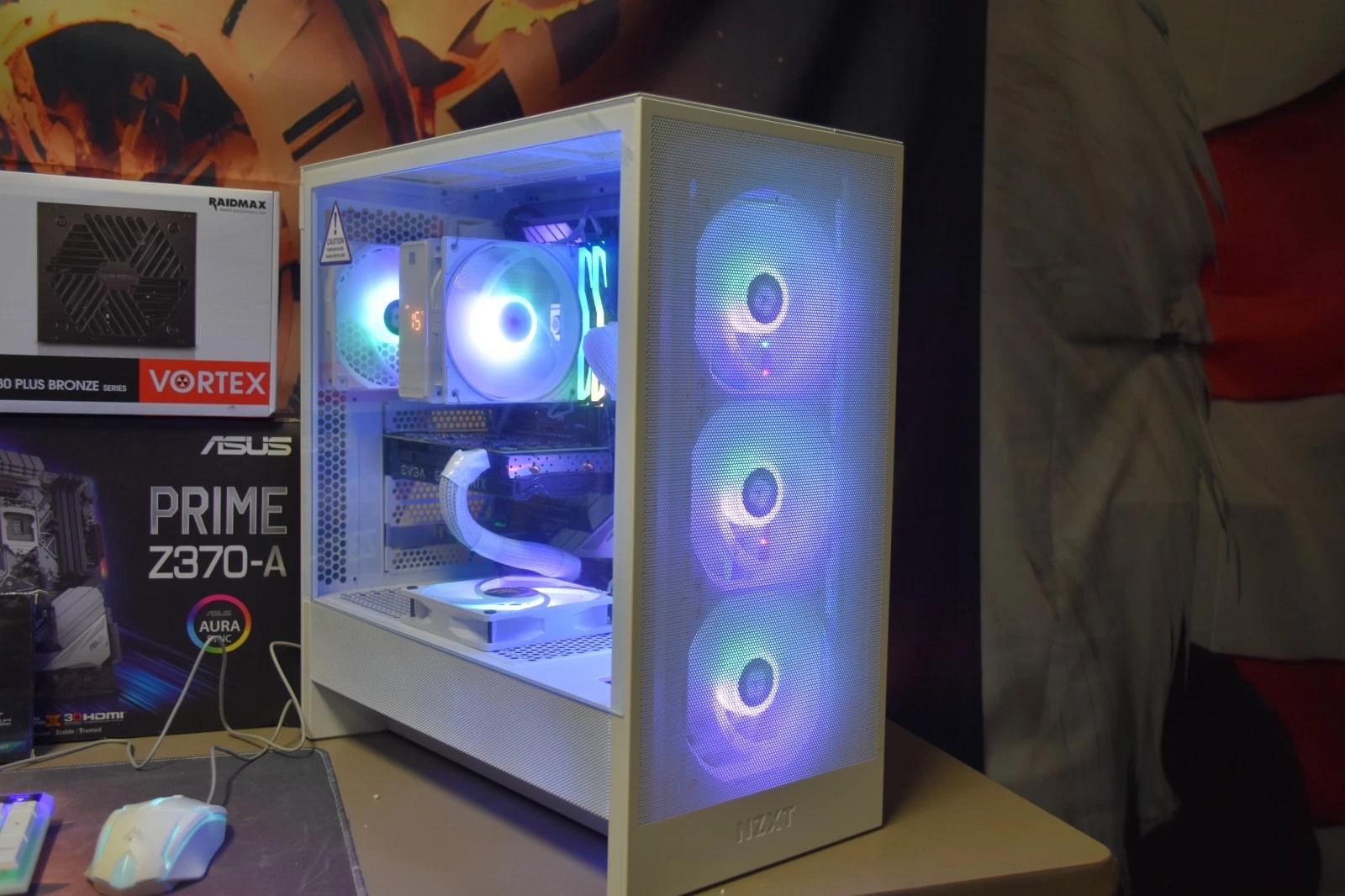 Gaming PC Intel I 5 9400 9th gen CPU RTX 3050 8GB 16 GB RAM RGB 1 TB NVME Wi-fi