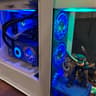 GRIMDARK RTX3080 250KF+ 16GB DDR5 PC w/ Warhammer 40K Action Figure - Dual AIO Watercool...