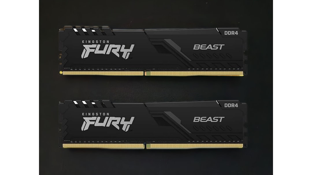 NEW) Kingston Fury Beast 16GB (2x8) 3200MHz DDR4 CL16 KF432C16BB/8