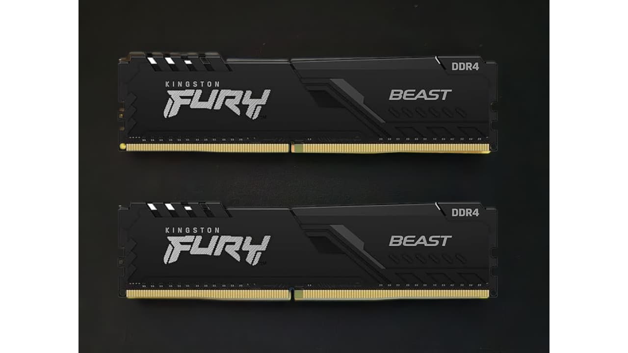 (NEW) Kingston Fury Beast 16GB (2x8) 3200MHz DDR4 CL16 KF432C16BB/8 - OEM