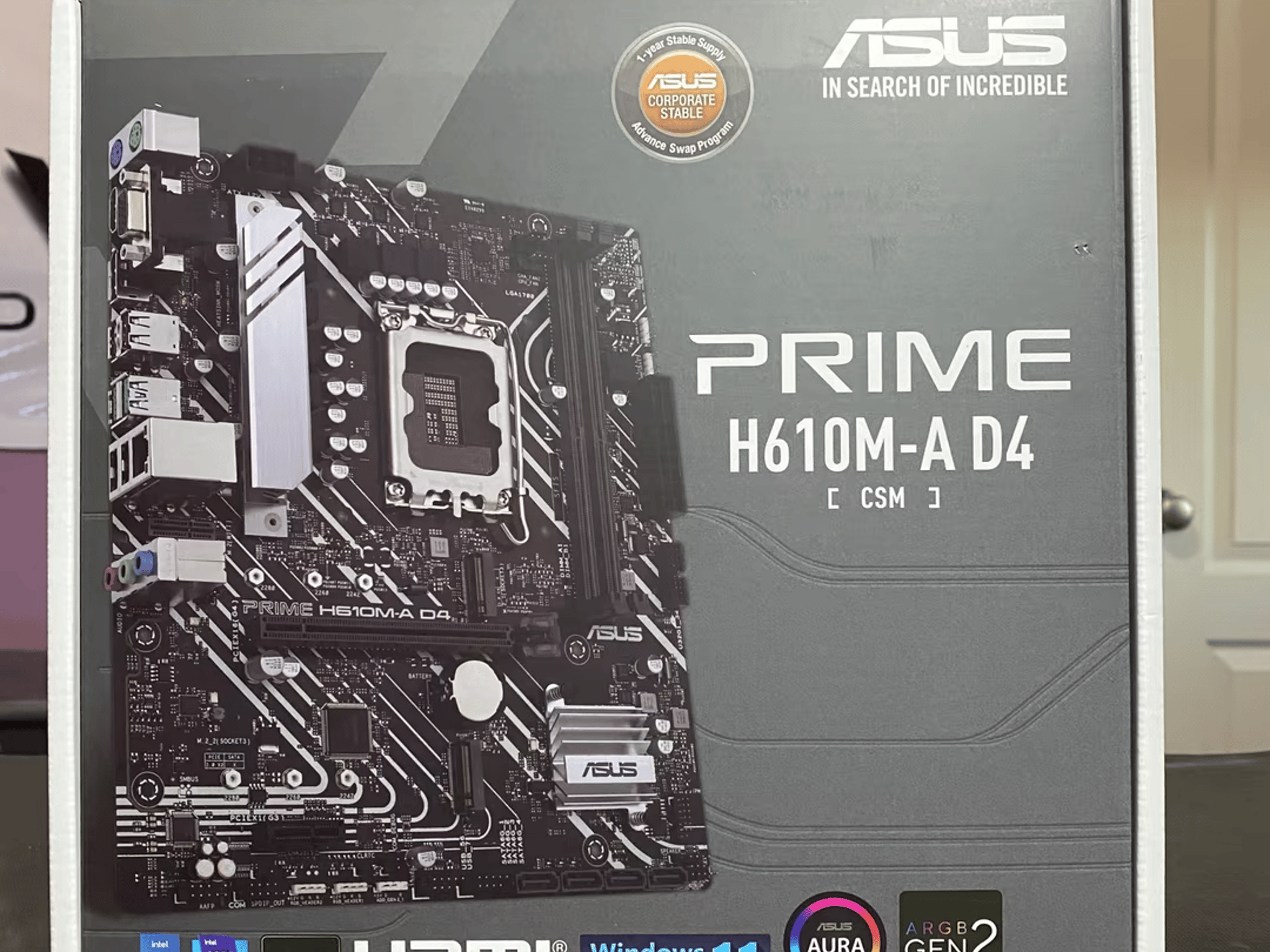 BNIB ASUS Prime H610M-A D4