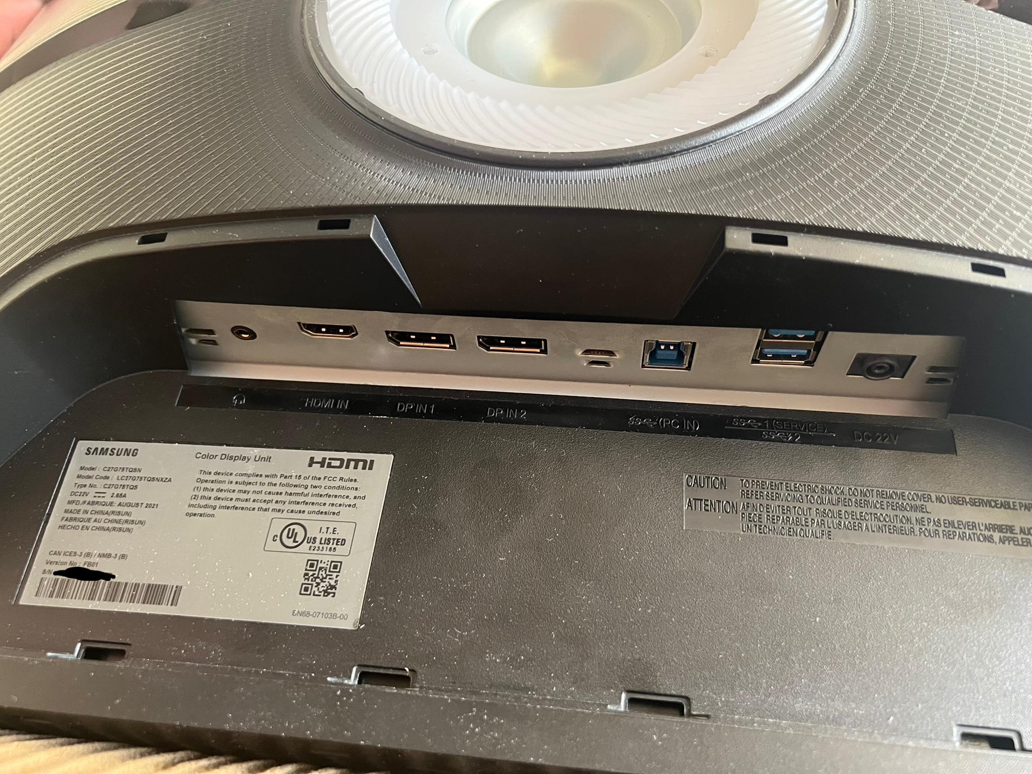 Samsung Odyssey G7 (2021) 27” 1440p 240Hz IPS Q-LED monitor