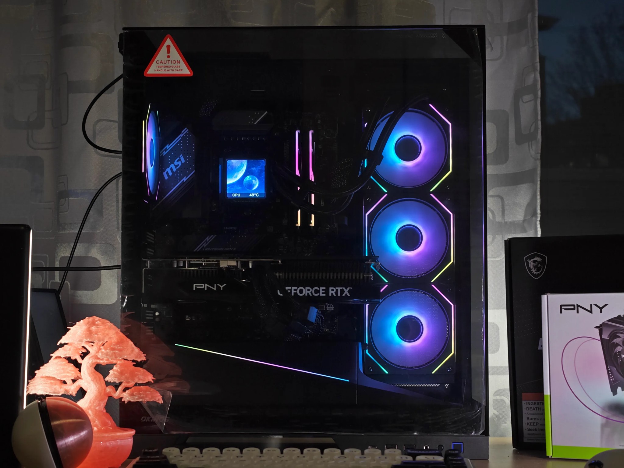 (NO GPU), Ryzen 9800X3D, 2TB NVMe, 32GB DDR5, 1050W PSU Gaming PC