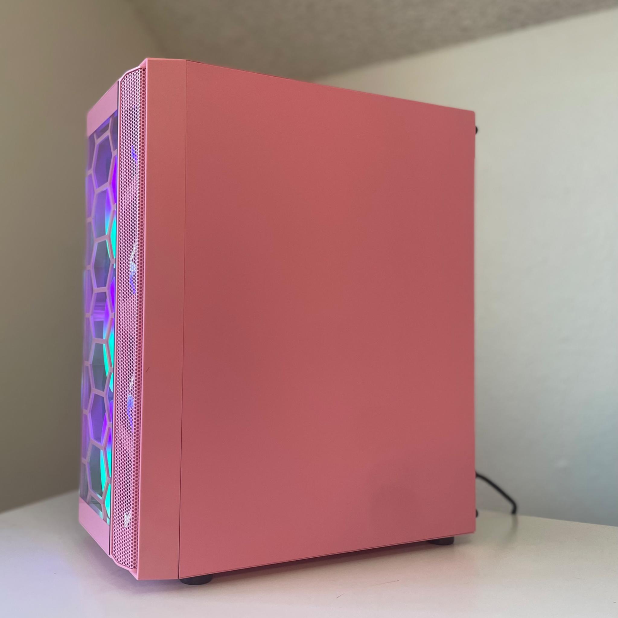 Pretty Pink PC 🌸 Intel I5 , 1660 Super 6GB , 512 GB NVME , 16 GB RAM