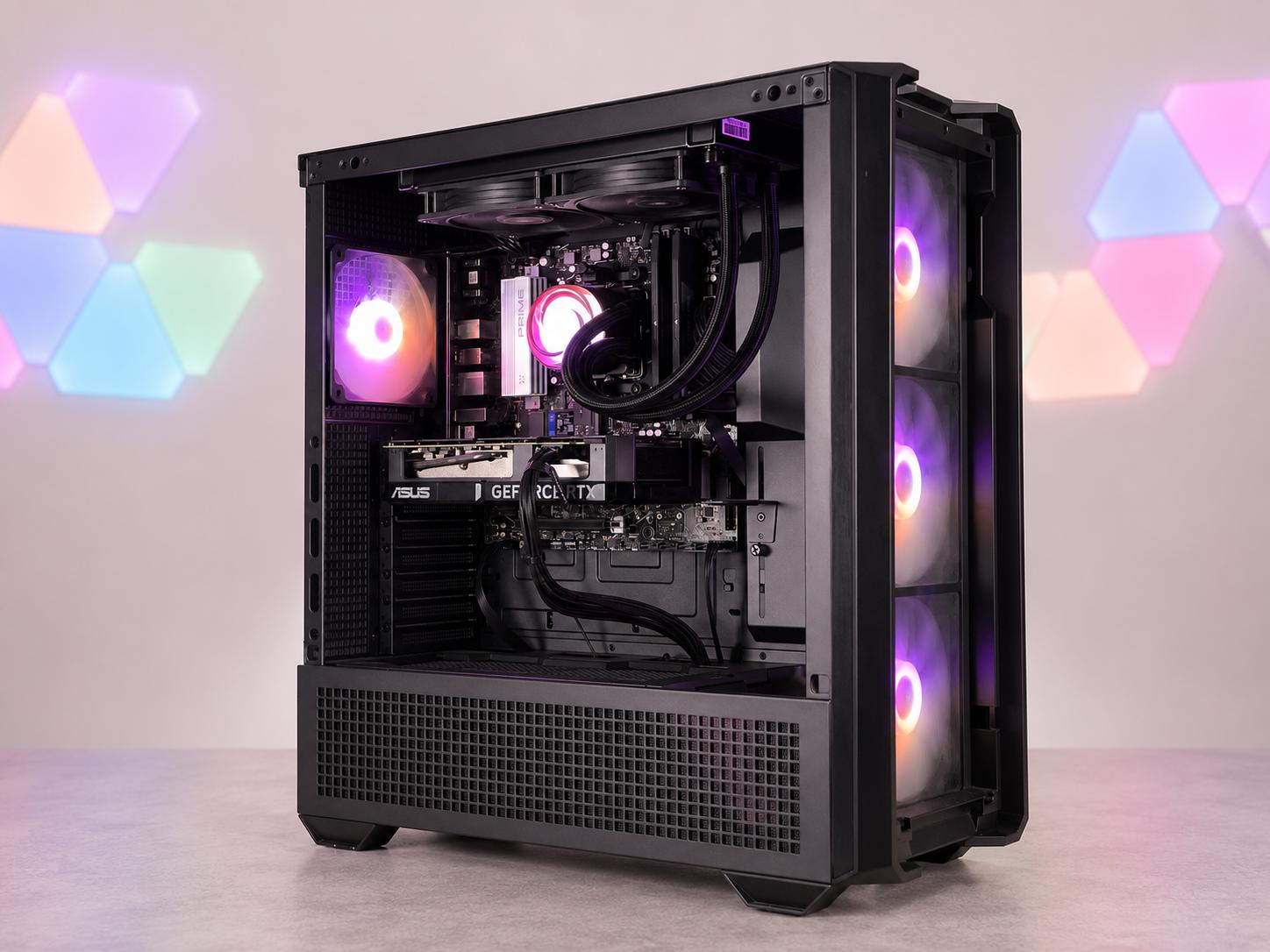 👻 DARKSIDE Gaming PC | RTX 4070 SUPER | Ryzen 5 7600 | 32GB RAM | 1TB SSD | WiFi and BT | FREE SHIP