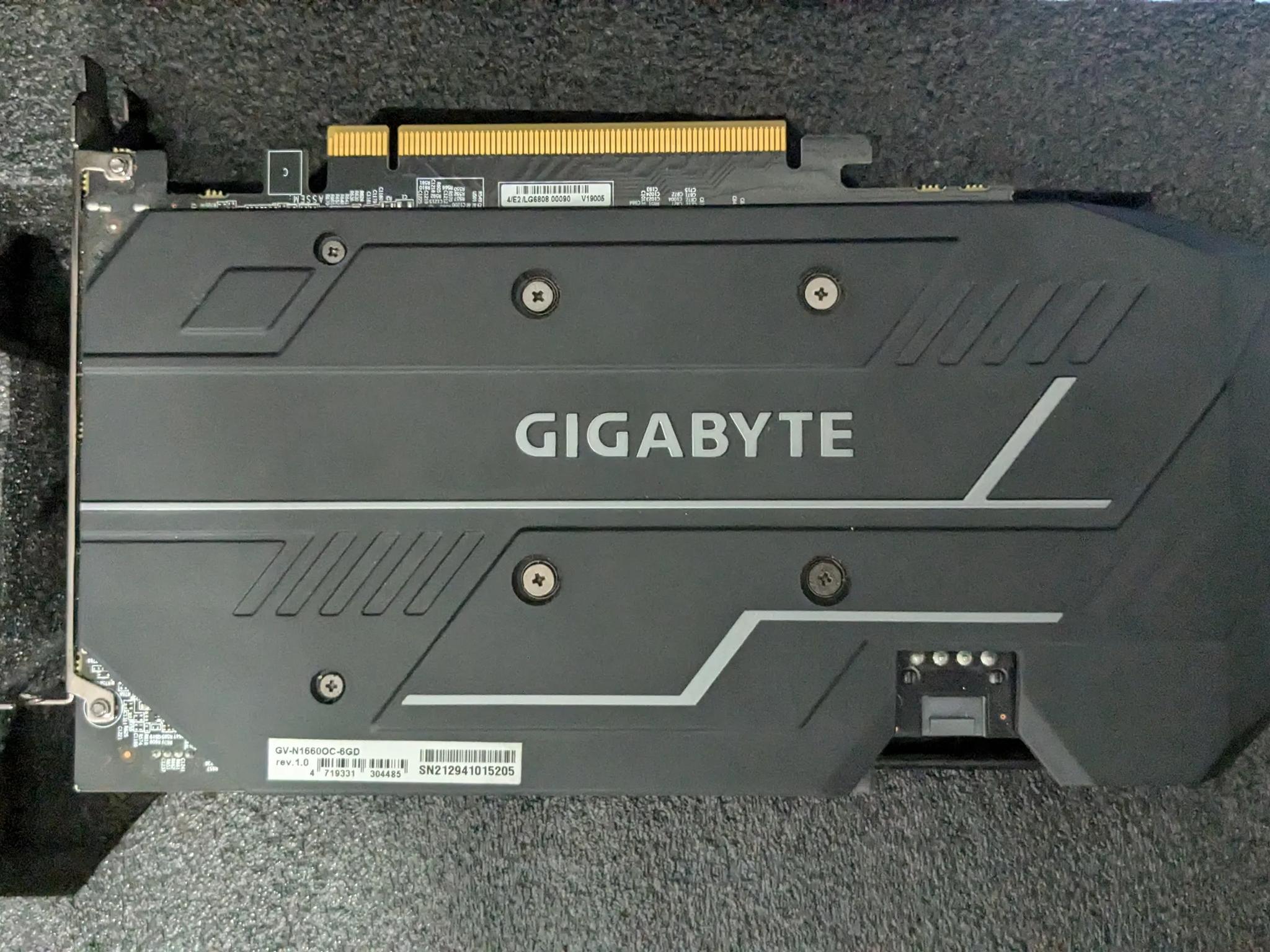 gigabyte GTX 1660 OC 6GB
