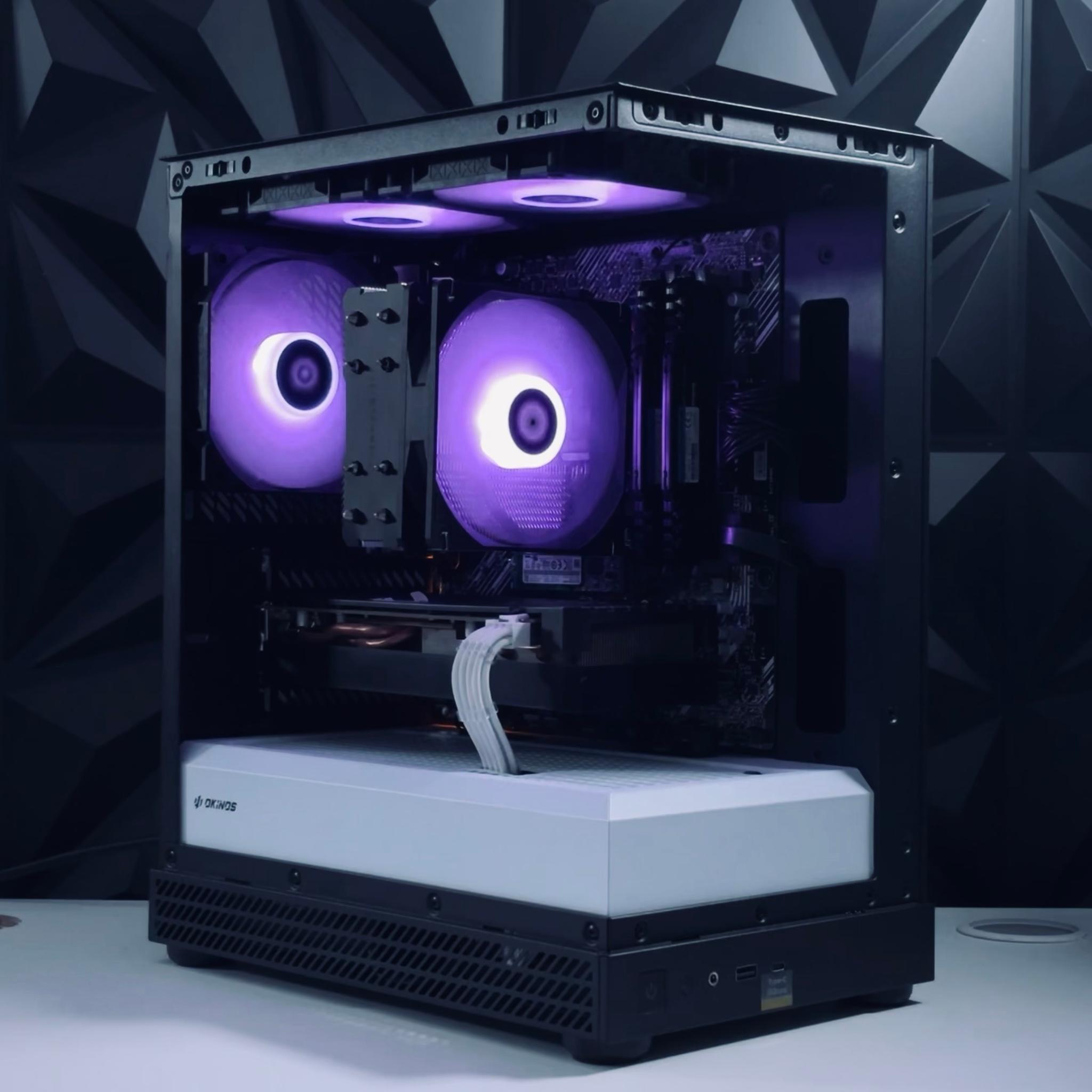 🧡🎃 Spooky Gaming PC - 🦁RTX 3080 🦁Ryzen 5 5500 🦁16GB RAM 🦁2TB 🦁WIFI + BT ⚡️🧡