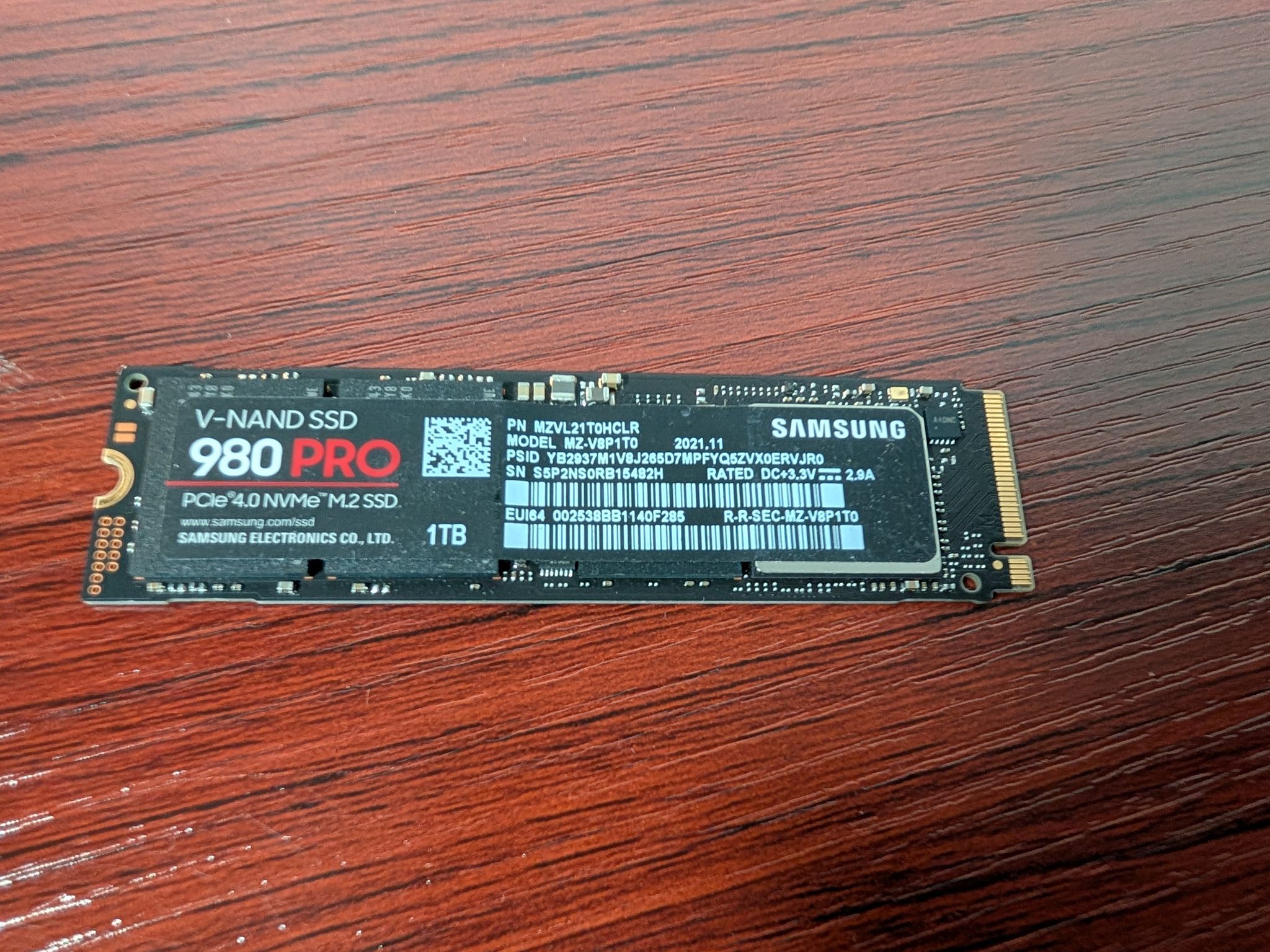 (x2) Samsung 980 Pro 1TB M.2 NVMe SSDs *100% Health*