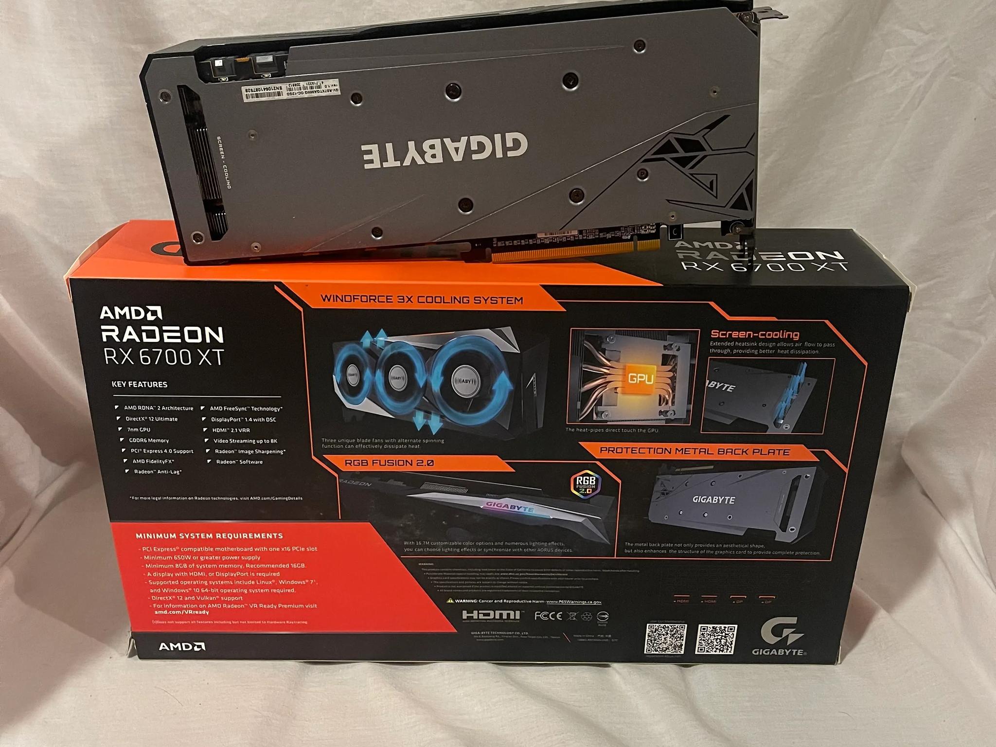 Gigabyte RX 6700 XT 12GB