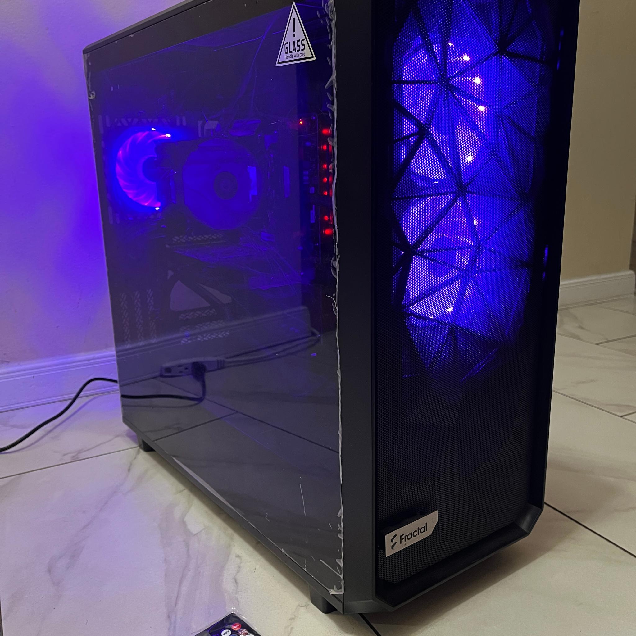 🟠🔥 NVIDIA RTX 2070, Ryzen 5 3600, 16GB RAM, 512 GB SSD, High Performance Gaming PC w/ RGB Remote 🖥️