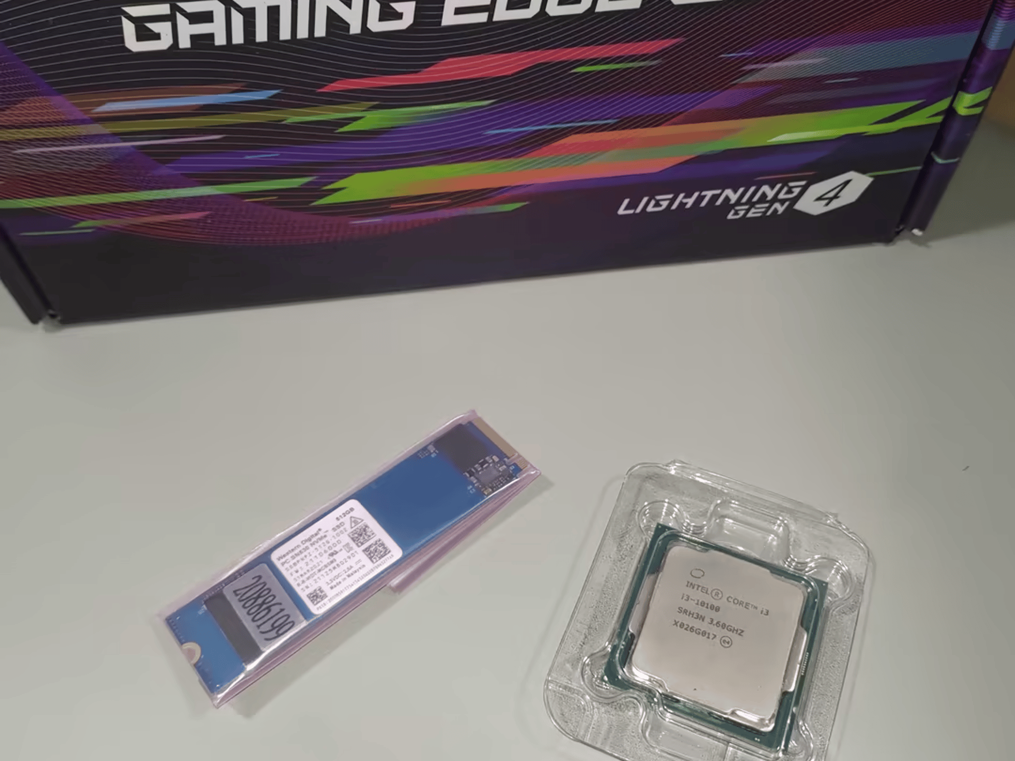 ITX combo (Intel core i3 10100, Msi b560i gaming edge wifi itx Mobo, 512gb wd sn530 nvme)