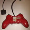 Sony PlayStation PS1 PS2 Red Dual Shock Analog Controller Video Game Gaming
