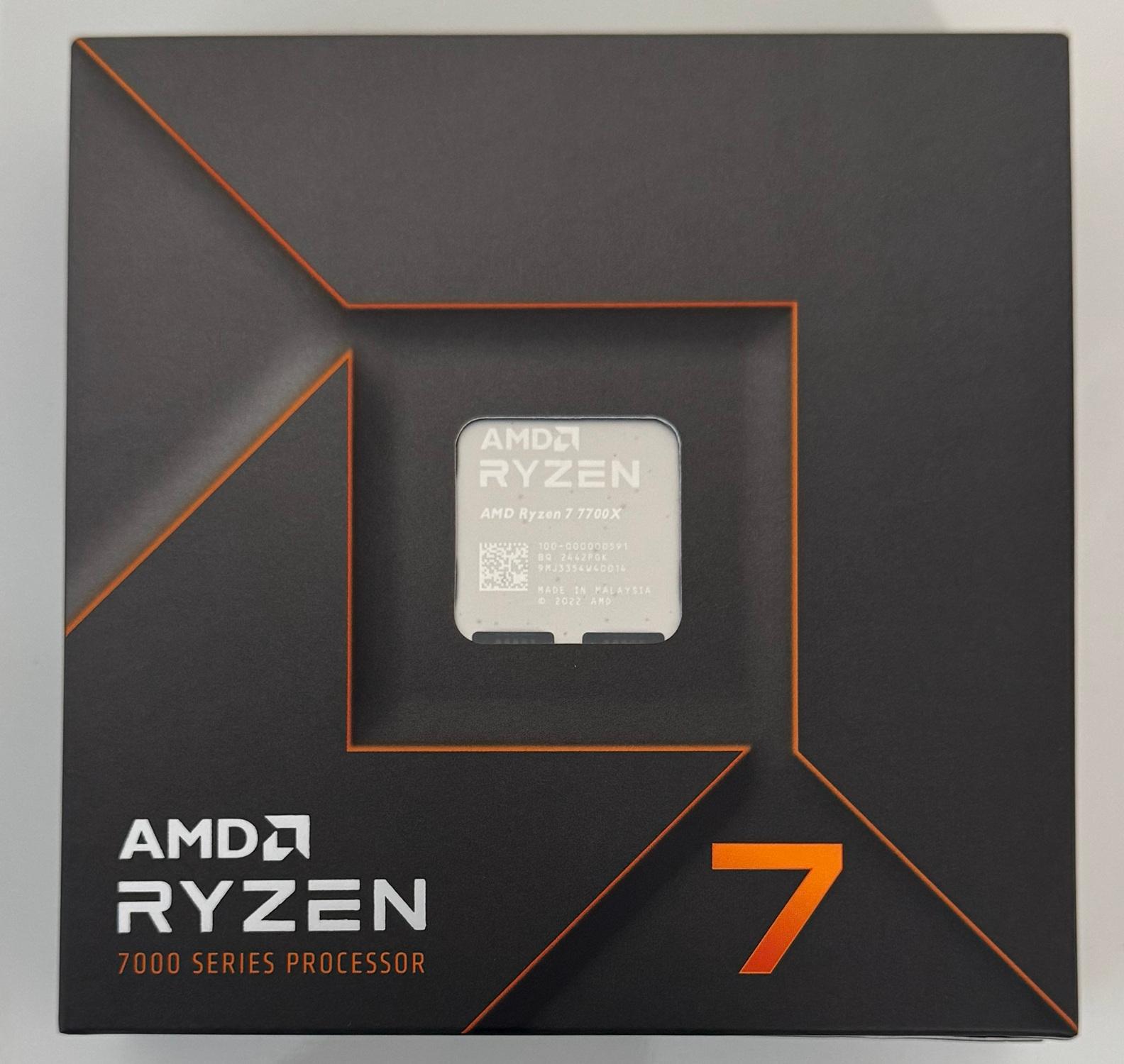 AMD Ryzen 7 7700X CPU + GIGABYTE B650M GAMING PLUS WIFI Socket AM5 B650 Micro-ATX Motherboard combo