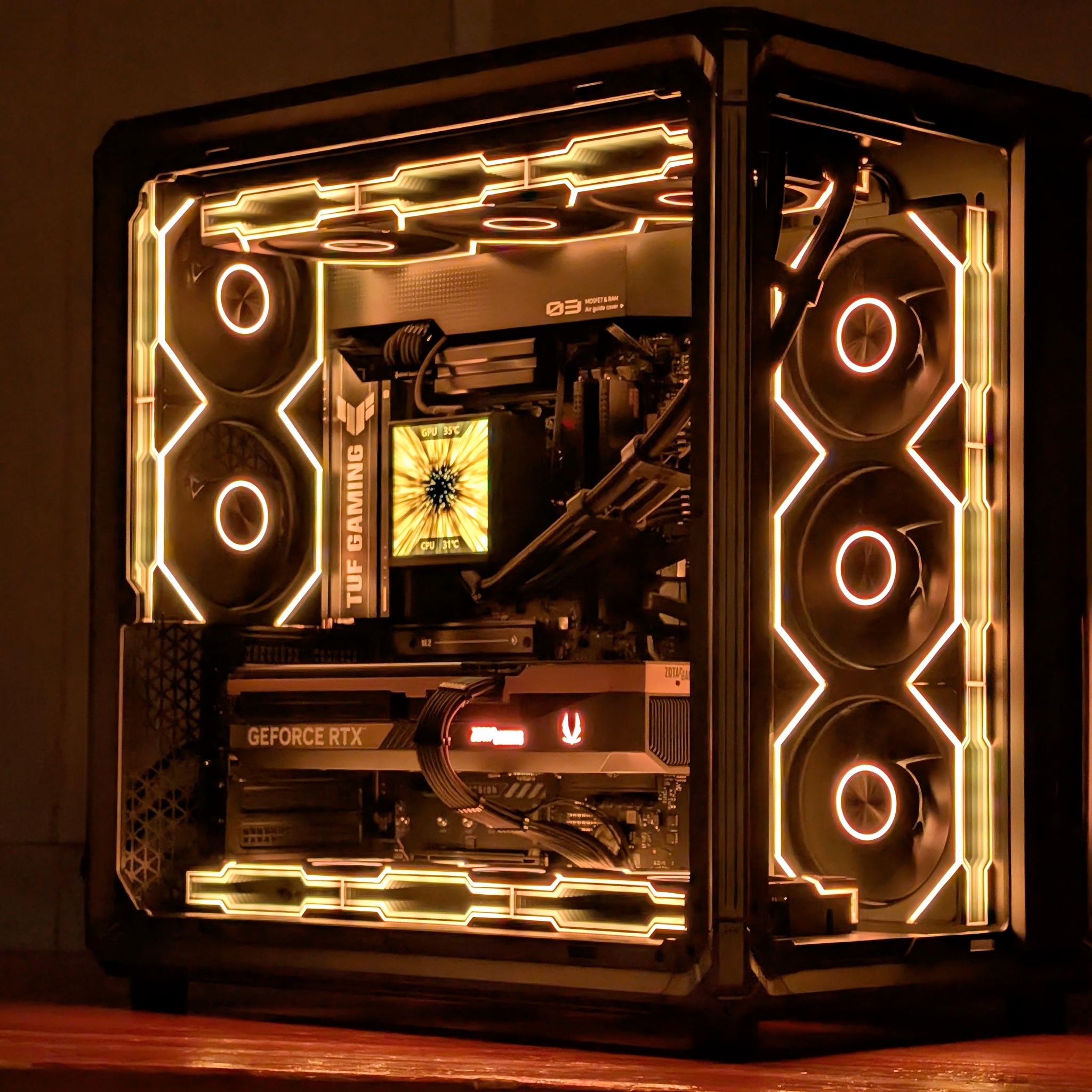 🥇 24 Karat | Ryzen 9 7950X3D + RTX 5080 | Luxury 1440p/4K Gaming PC