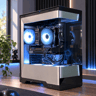 🌟 RADIANT Gaming PC | RX 7700 16GB (Non-XT) | Ryzen 7 8700F | 16GB DDR5 | 1TB NVME | WiFi + BT