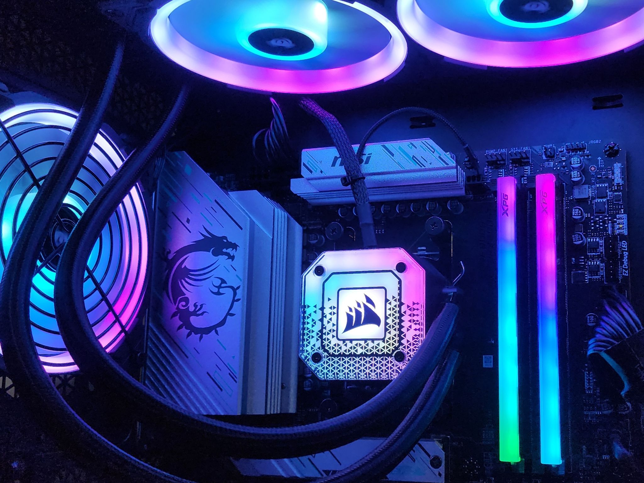 Gaming PC Ryzen 9 9950X 32GB RAM 2TB SSD RX 9070 16GB Windows 11 Computer