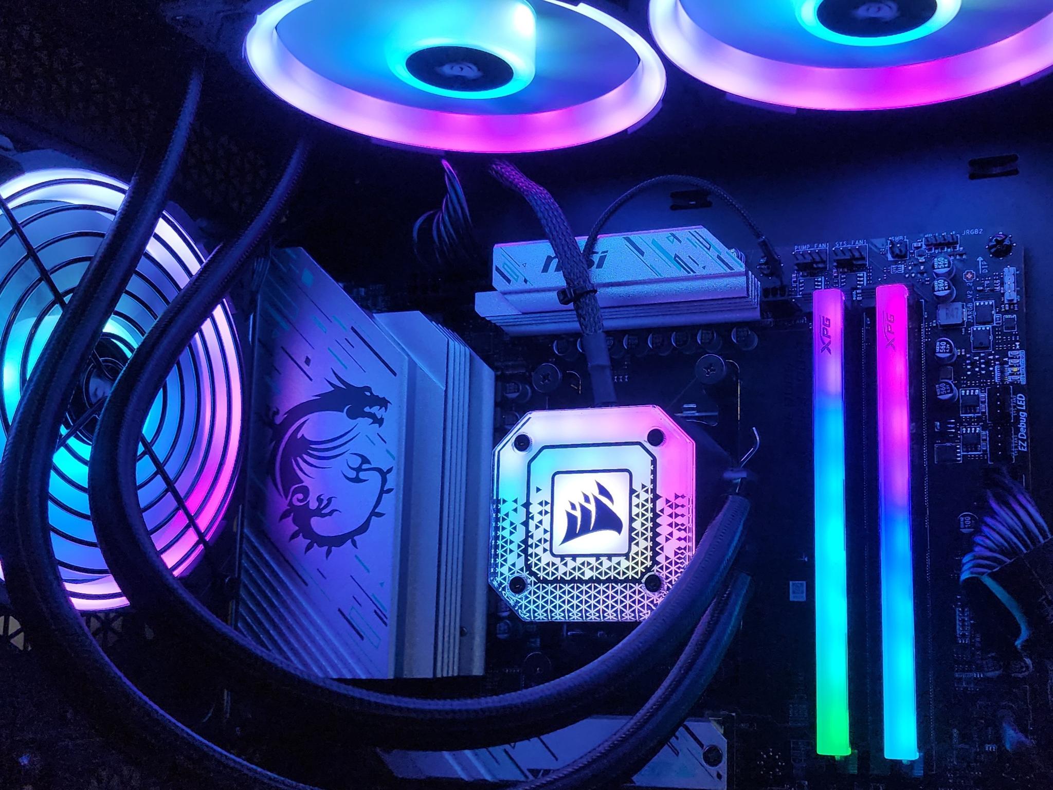 Gaming PC Ryzen 9 9950X 32GB RAM 2TB SSD RX 9070 16GB Windows 11 Computer